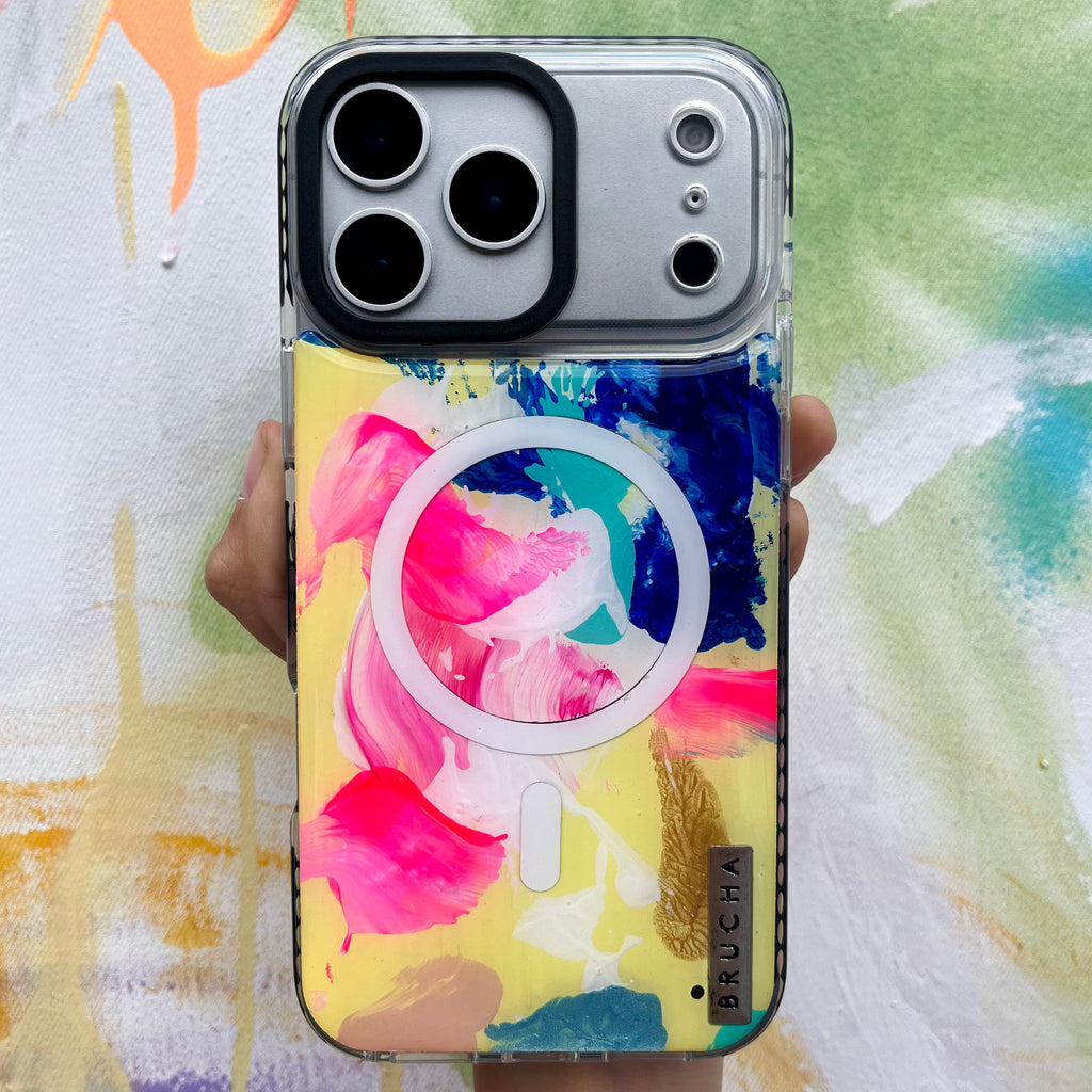 Funda Magsafe ultra protectora pintada a mano para iPhone 17 Pro Max - Lola