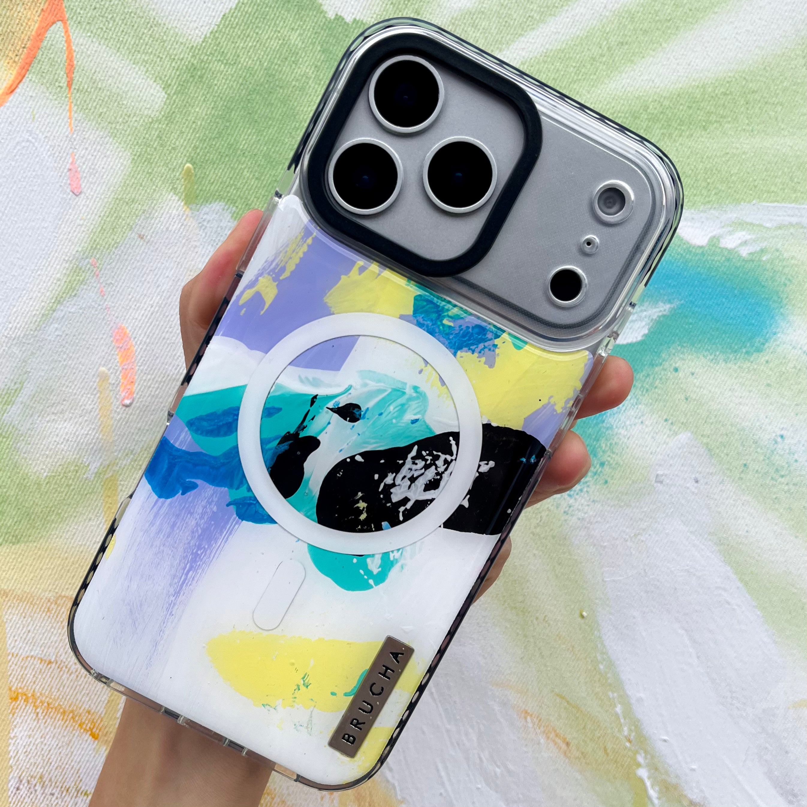 Funda Magsafe ultra protectora pintada a mano para iPhone 17 Pro Max - Lando