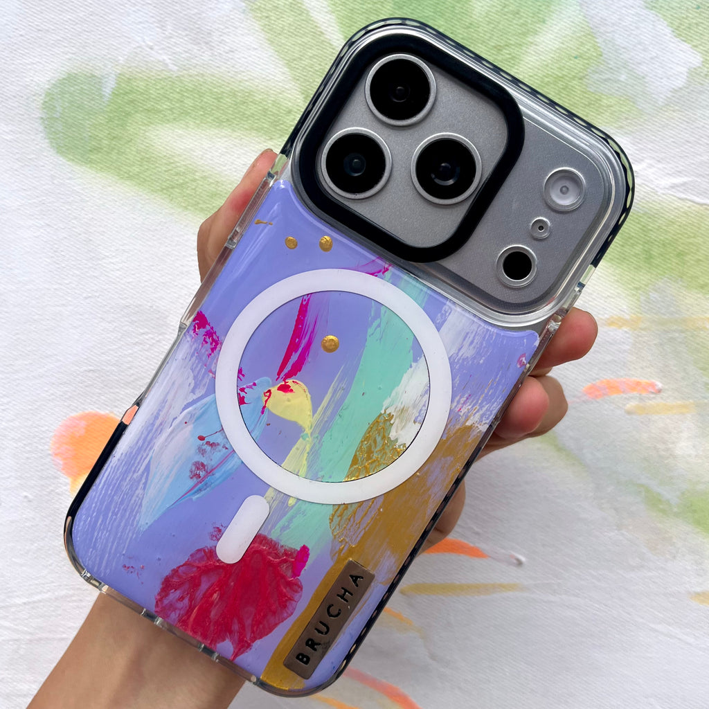Funda Magsafe ultra protectora pintada a mano para iPhone 17 Pro - Cali