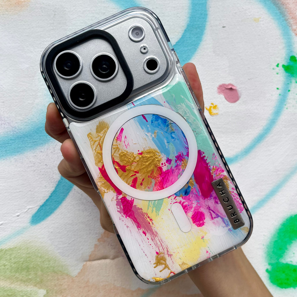 Funda Magsafe ultra protectora pintada a mano para iPhone 17 Pro - Fez