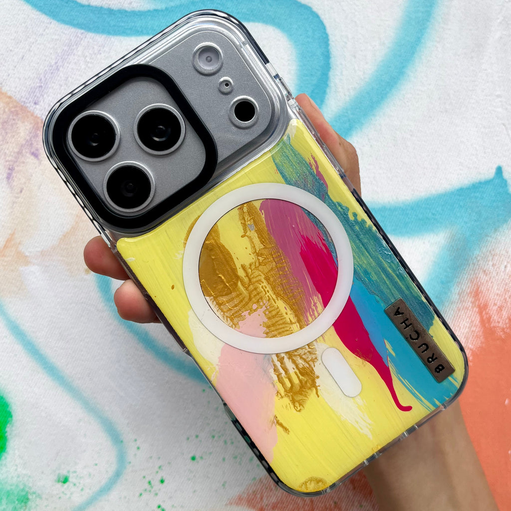 Funda Magsafe ultra protectora pintada a mano para iPhone 17 Pro - Fisher