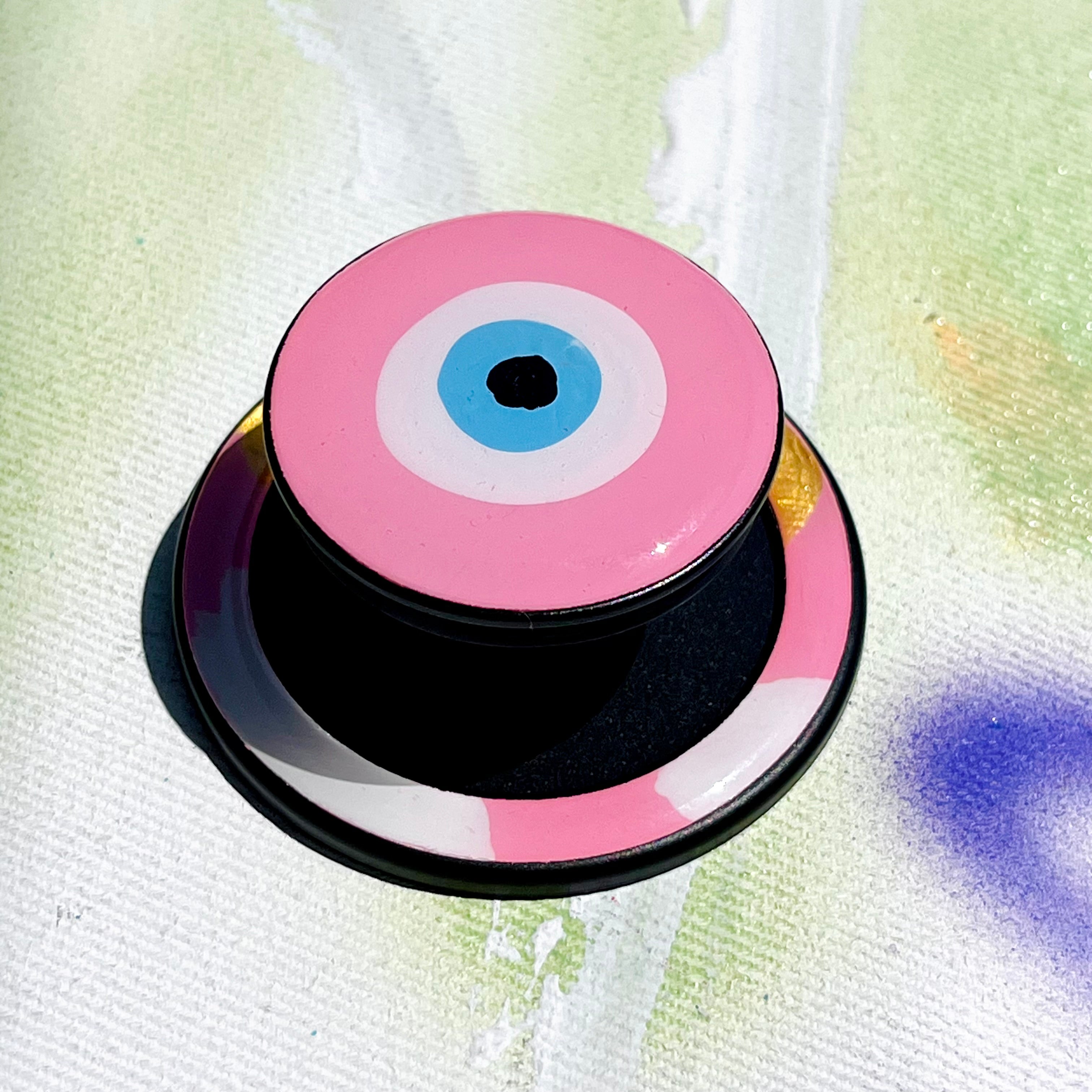 Phone Holder con imán Magsafe pintado a mano - Ojo Turco Blush