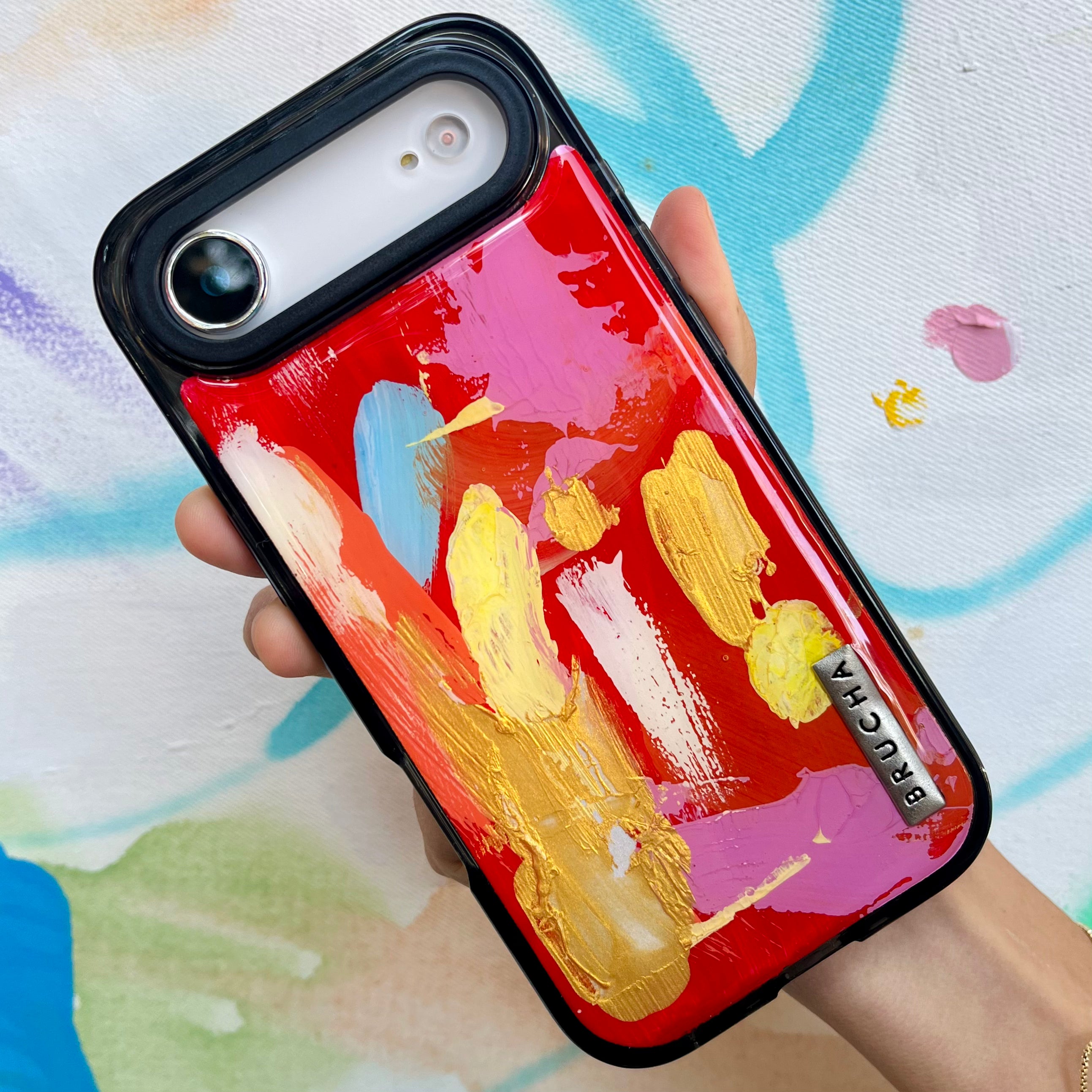 Funda ultra pintada a mano para iPhone 17 Air - Peony