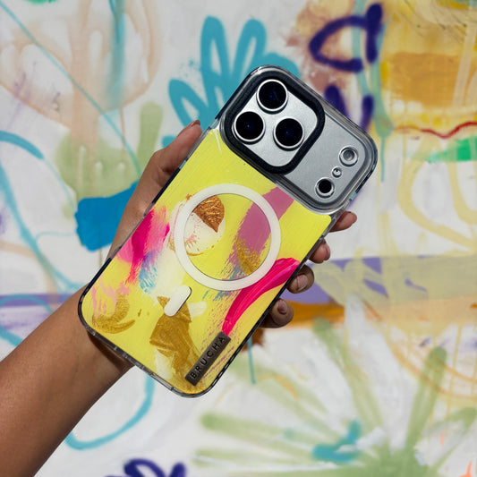 Funda Magsafe ultra protectora pintada a mano para iPhone 17 Pro Max - March