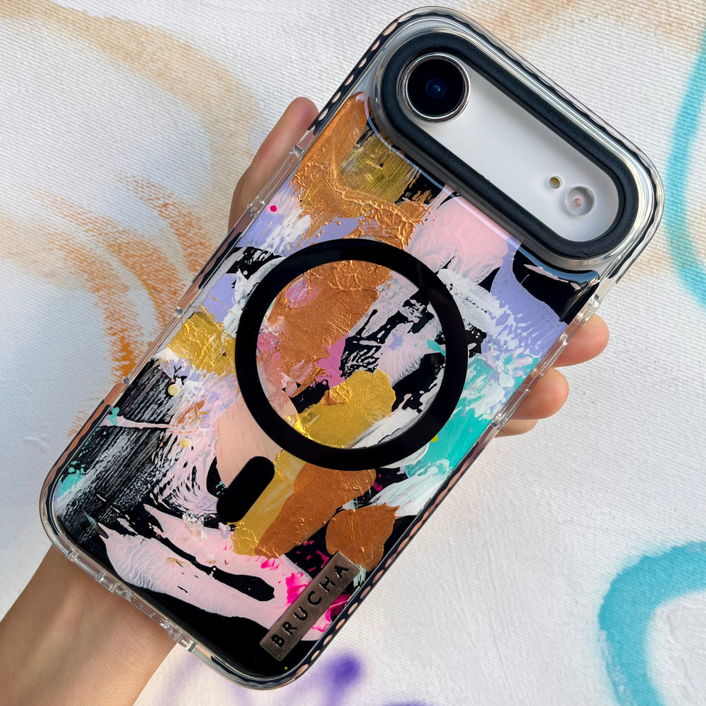Funda Magsafe ultra protectora pintada a mano para iPhone 17 Air - Rio