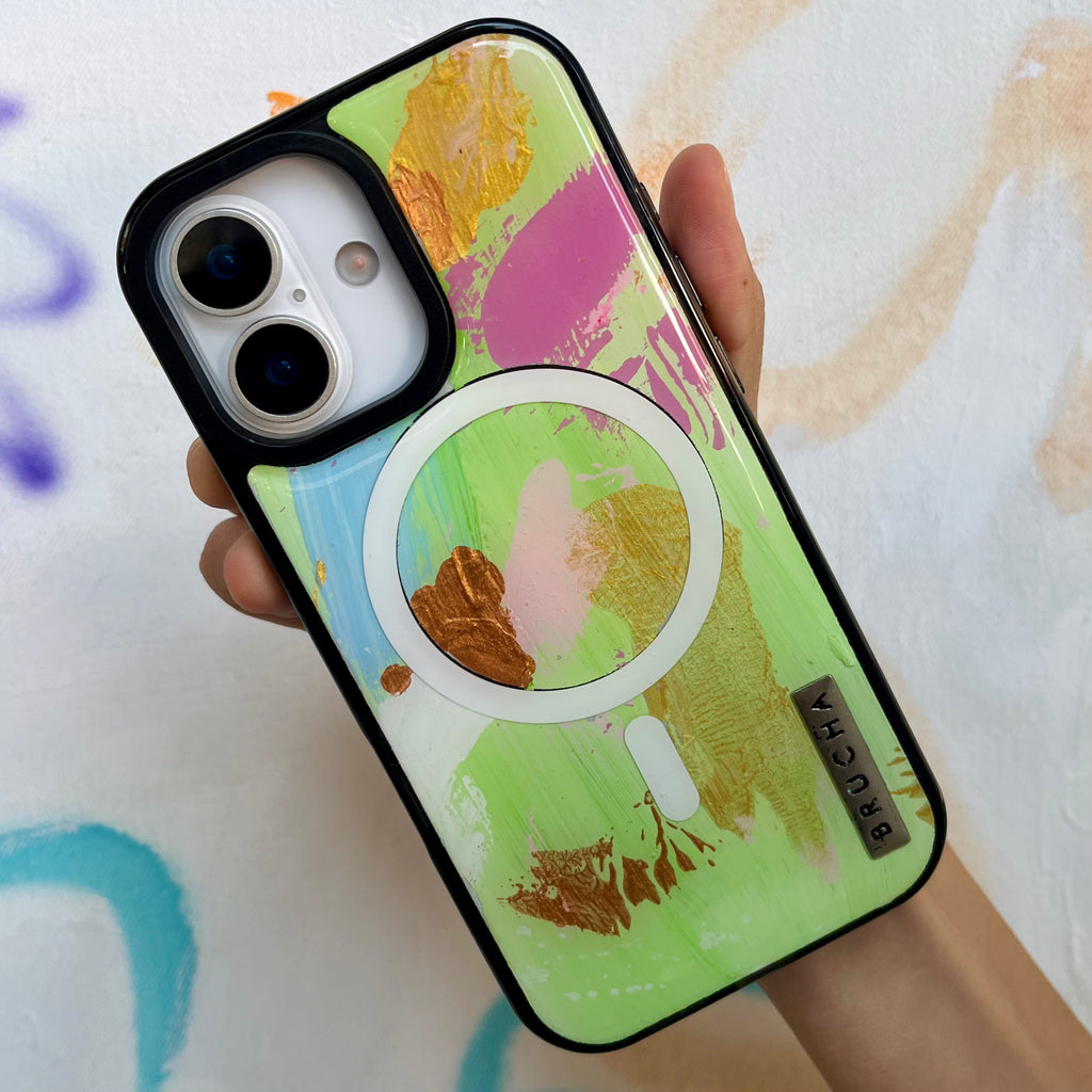 Funda MagSafe ultra pintada a mano para iPhone 17 - Ambrette