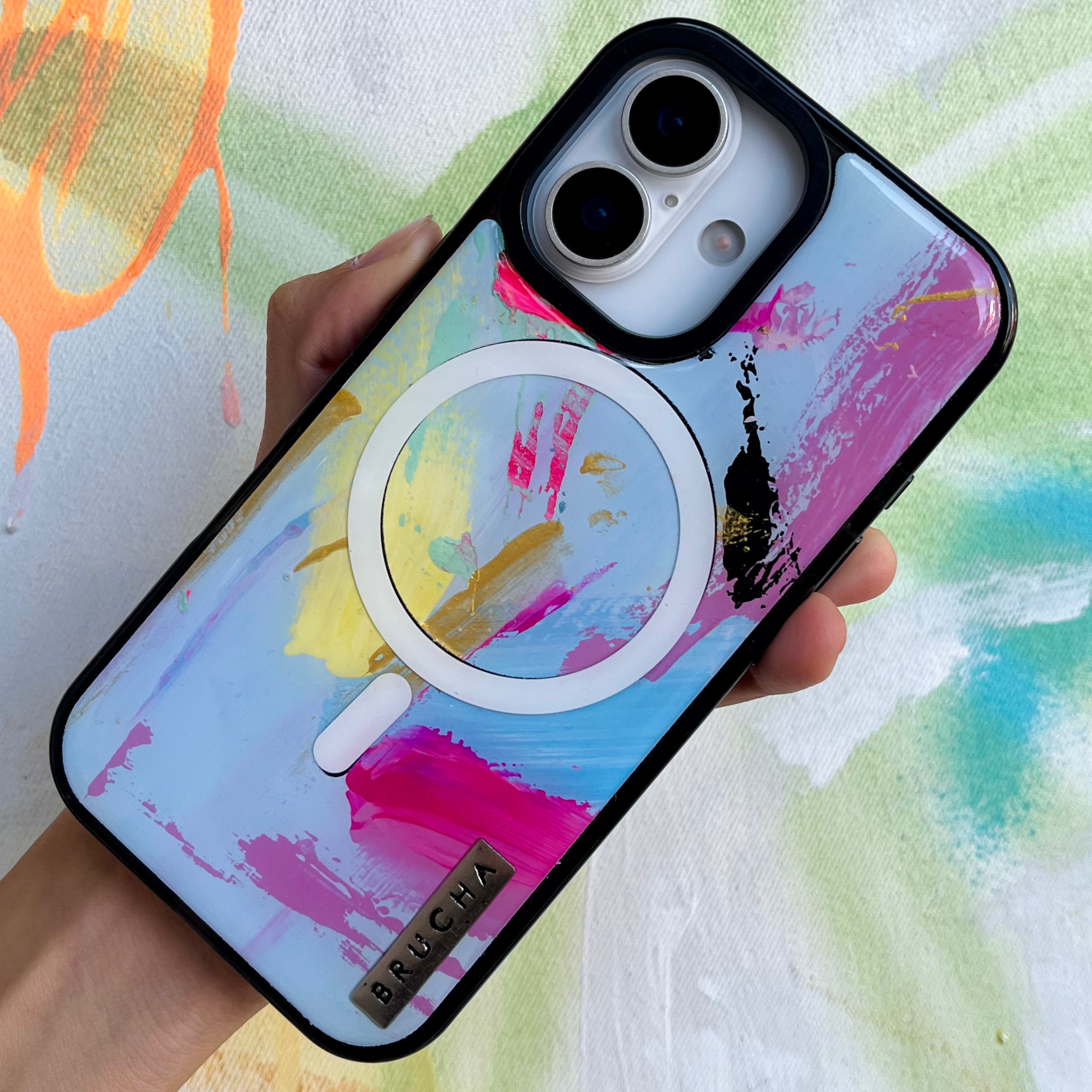 Funda MagSafe ultra pintada a mano para iPhone 17 - Marina