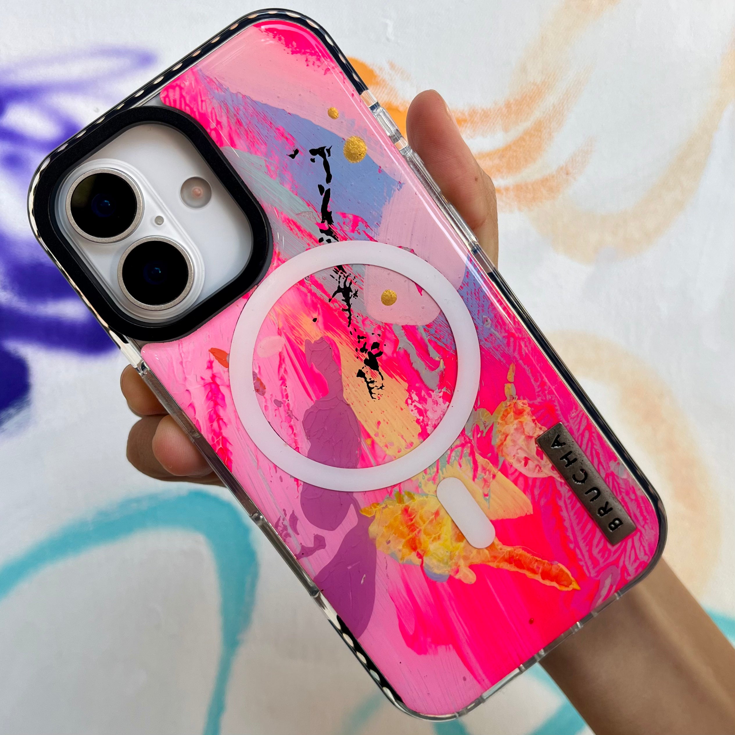 Funda MagSafe ultra pintada a mano para iPhone 17 - Roose