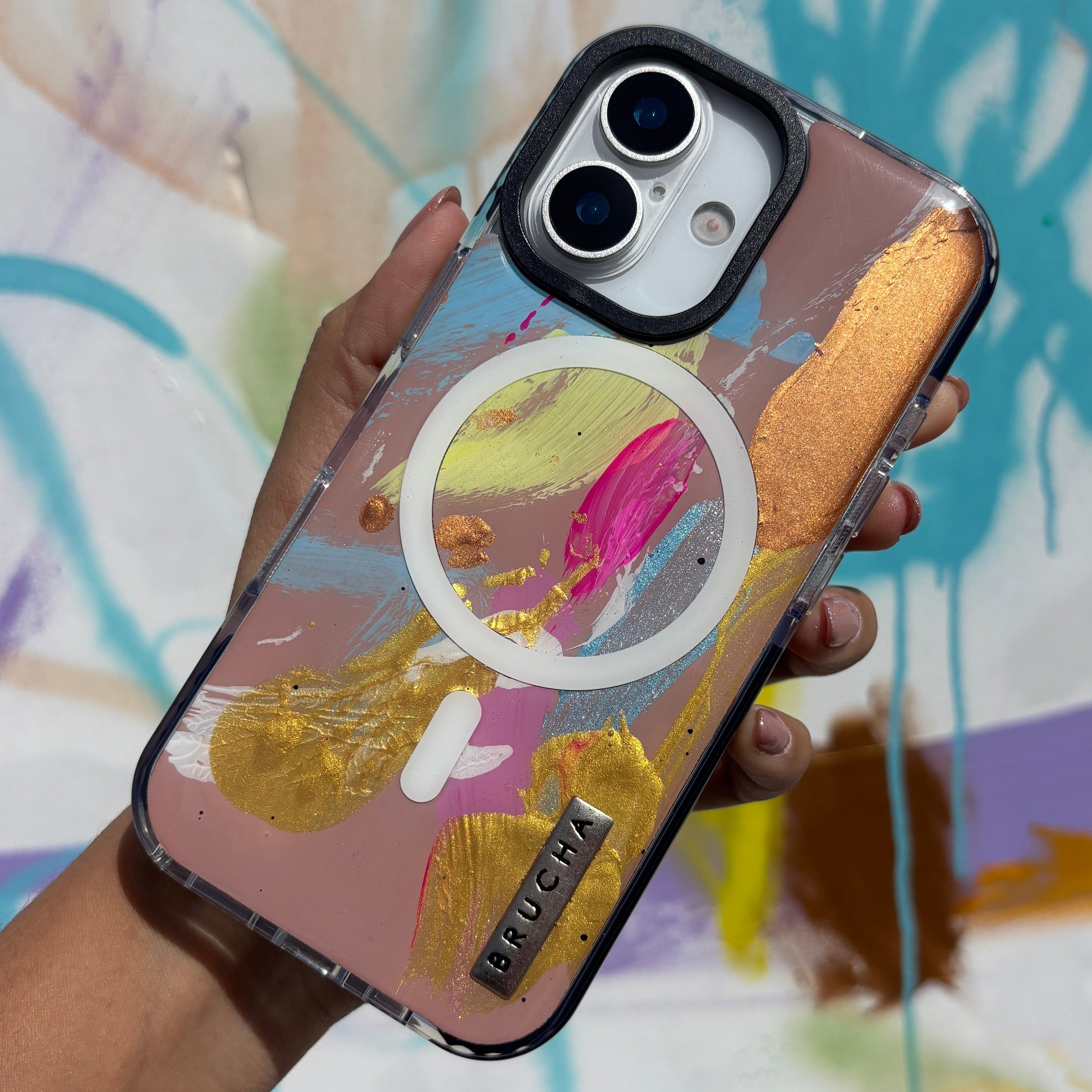 Funda MagSafe ultra pintada a mano para iPhone 17 - Cazii