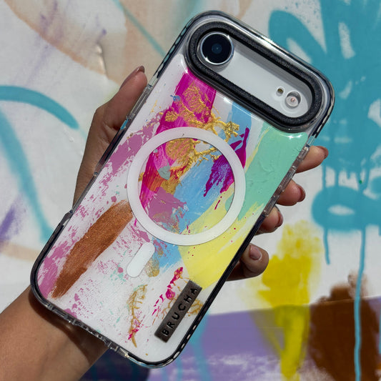 Funda Magsafe ultra protectora pintada a mano para iPhone 17 Air - Serein