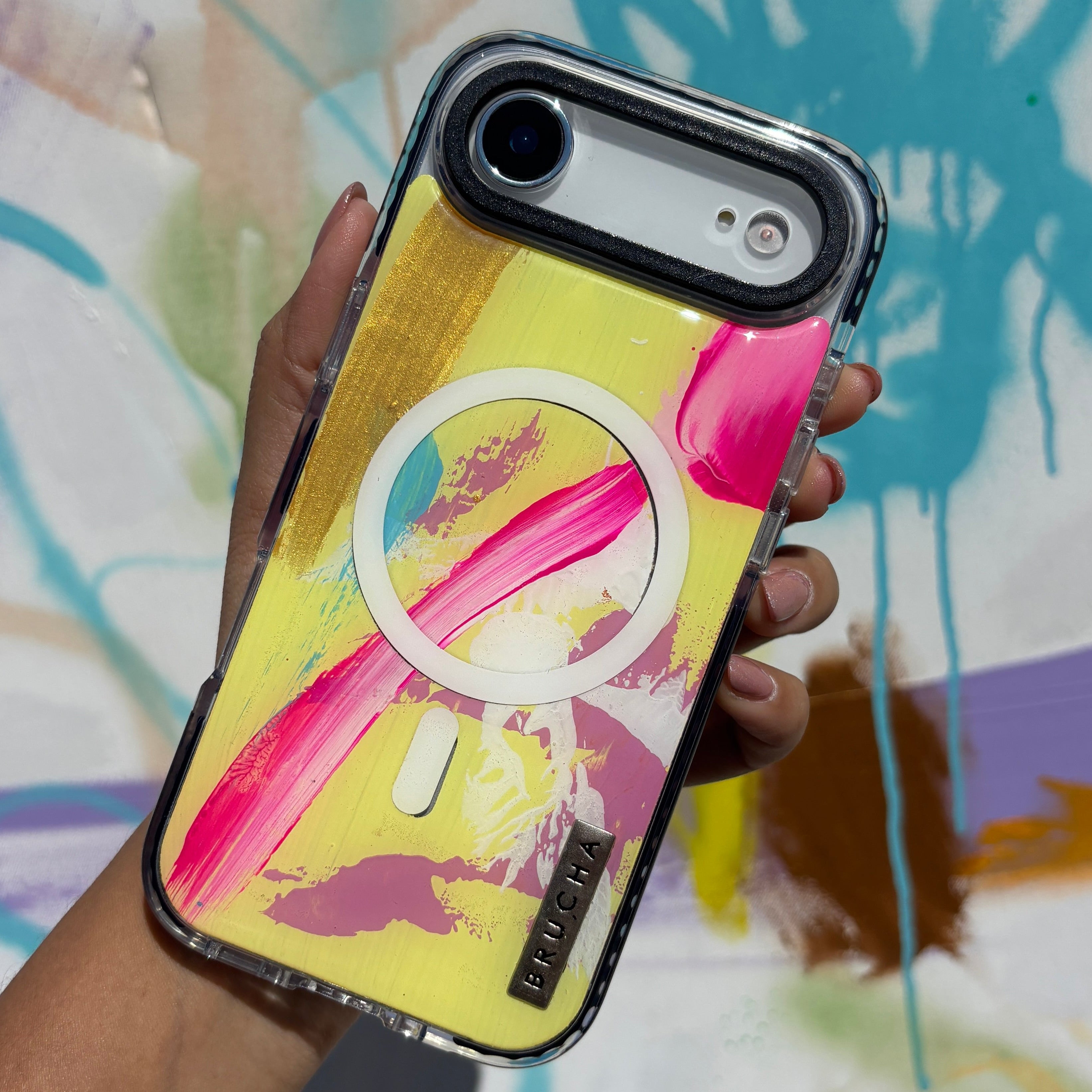 Funda Magsafe ultra protectora pintada a mano para iPhone 17 Air - Aube