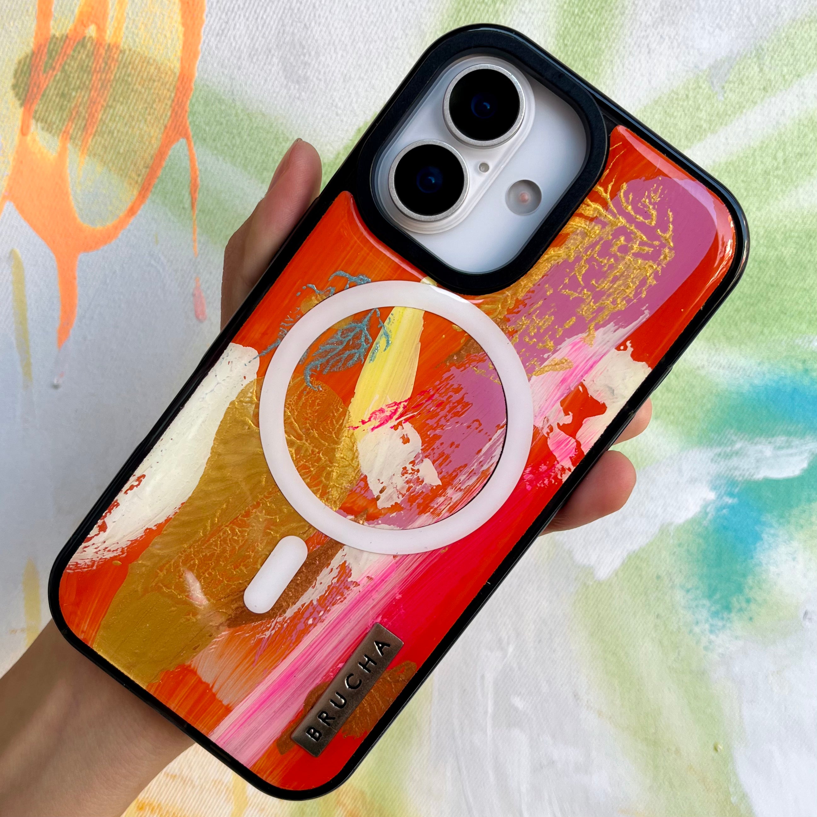 Funda MagSafe ultra pintada a mano para iPhone 17 - Chips