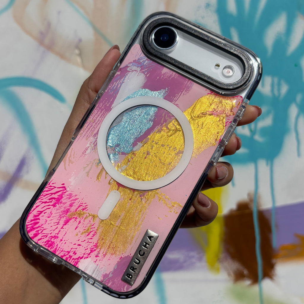 Funda Magsafe ultra protectora pintada a mano para iPhone 17 Air - Brume