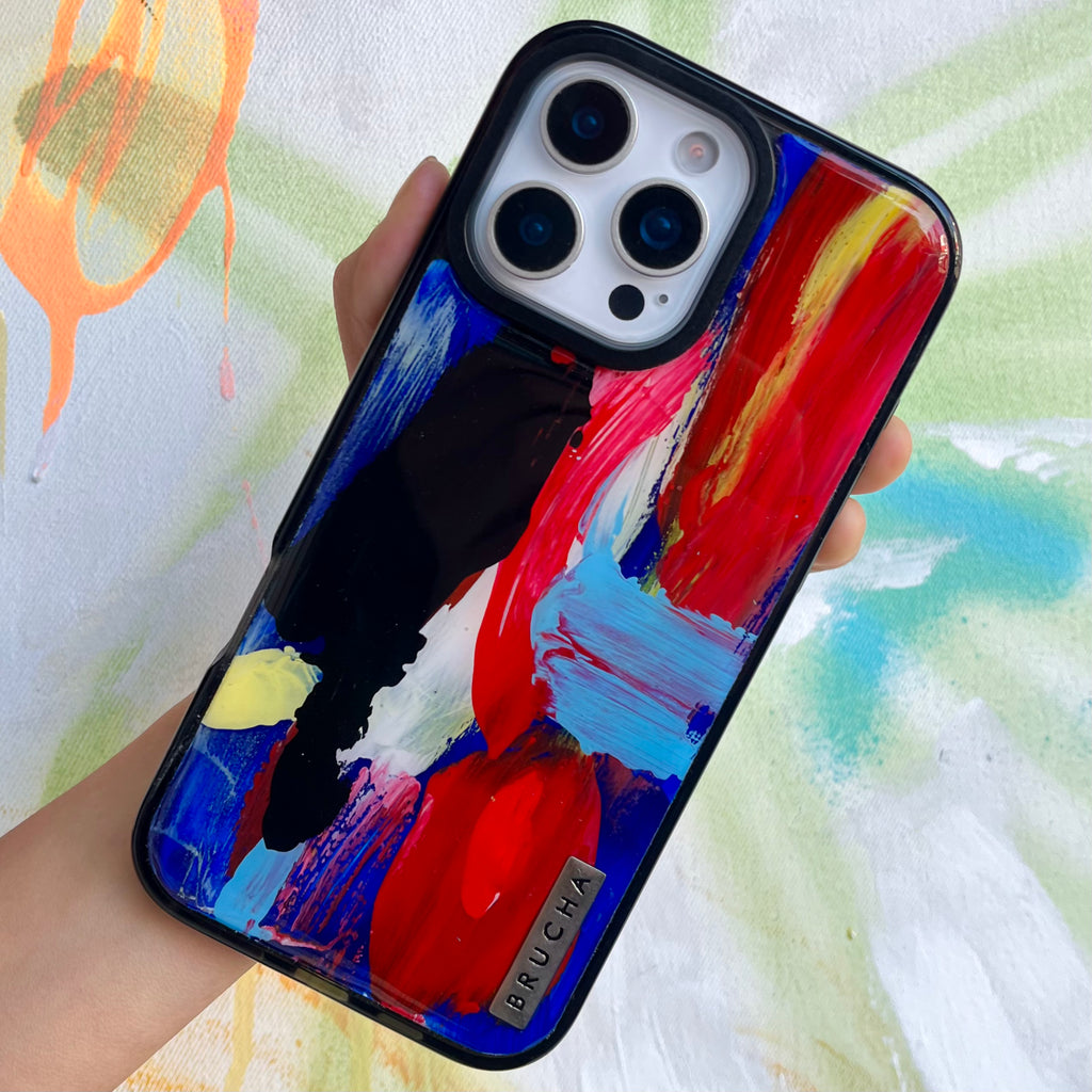 Funda ultra protectora pintada a mano para iPhone 16 Pro Max - Atlas