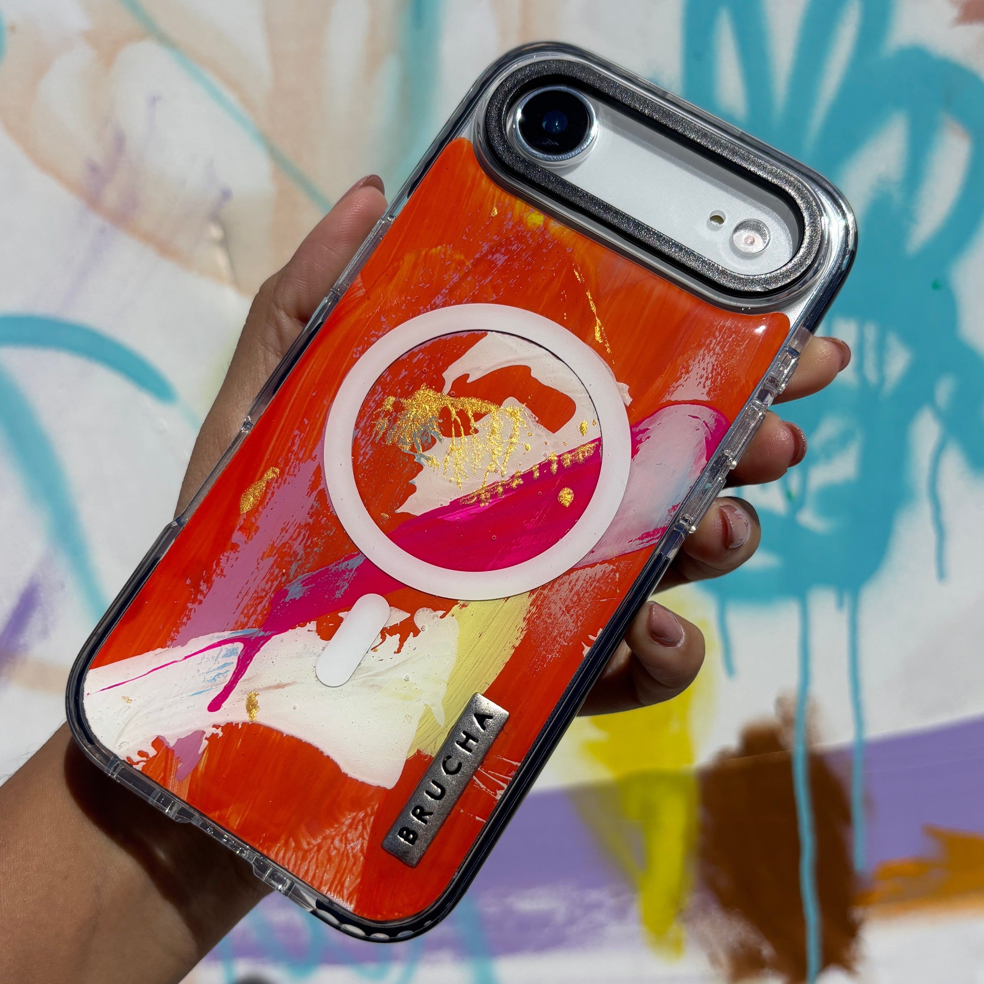 Funda Magsafe ultra protectora pintada a mano para iPhone 17 Air - Force