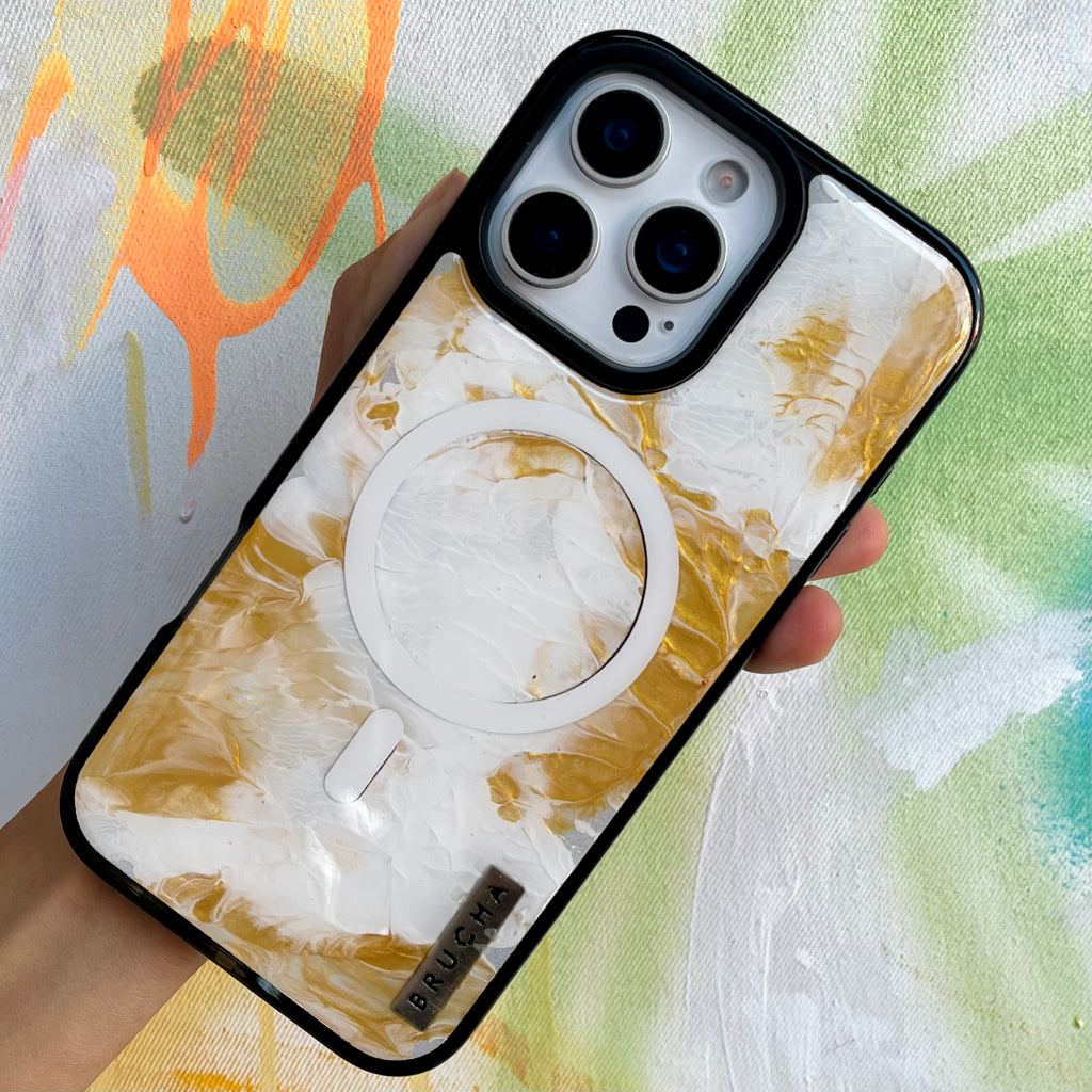 Funda Magsafe ultra protectora pintada a mano para iPhone 16 Pro Max - Artist