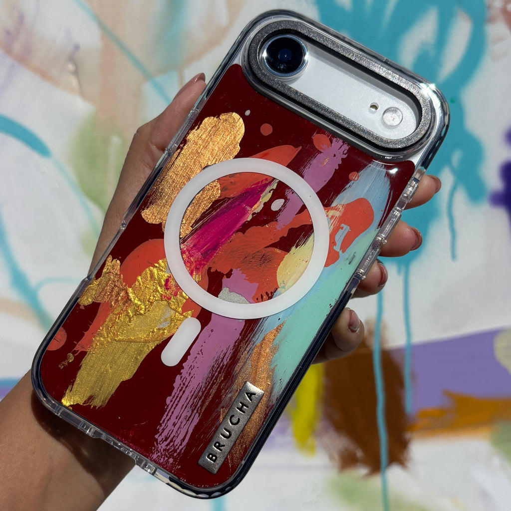 Funda Magsafe ultra protectora pintada a mano para iPhone 17 Air - Roche