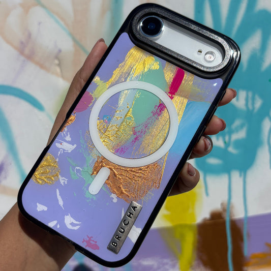 Funda Magsafe ultra protectora pintada a mano para iPhone 17 Air - Pluie