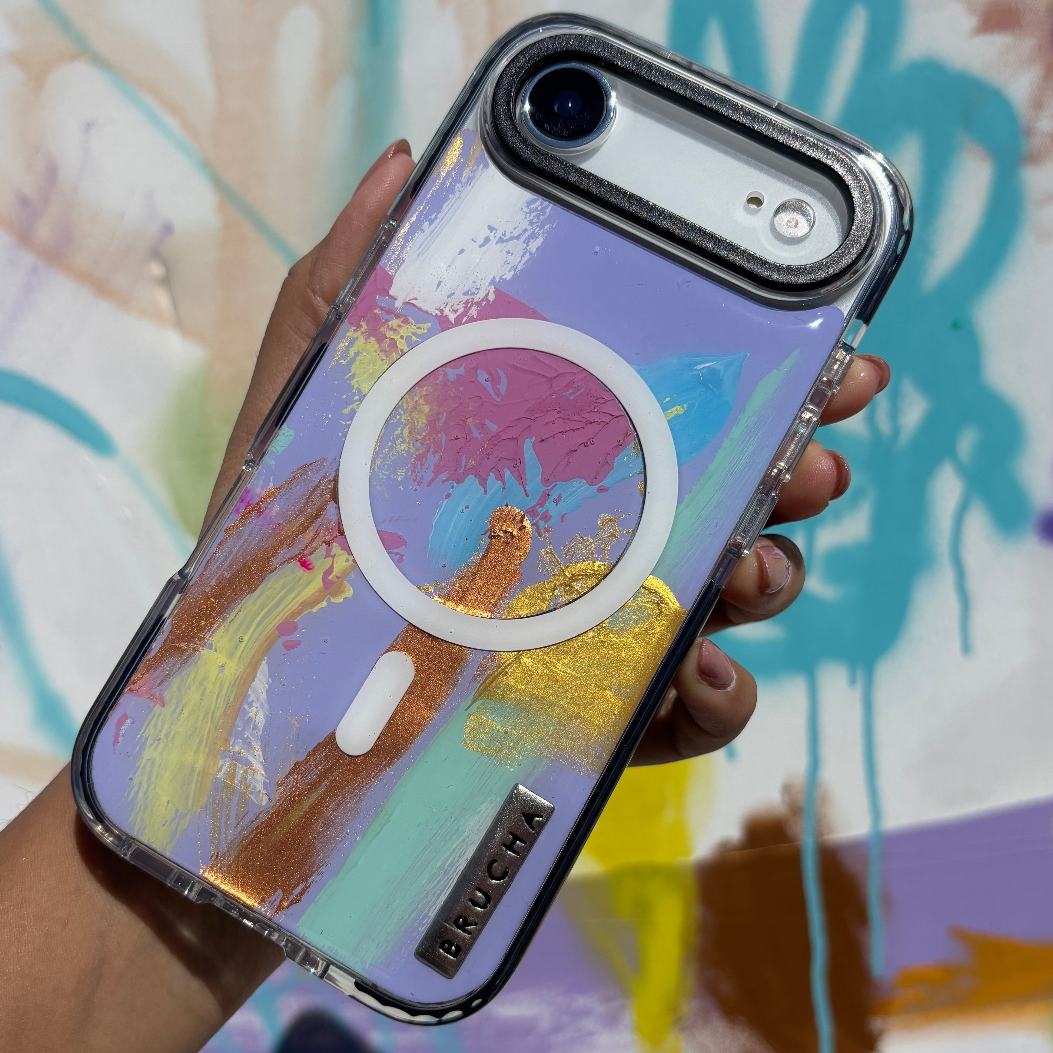 Funda Magsafe ultra protectora pintada a mano para iPhone 17 Air - Chic