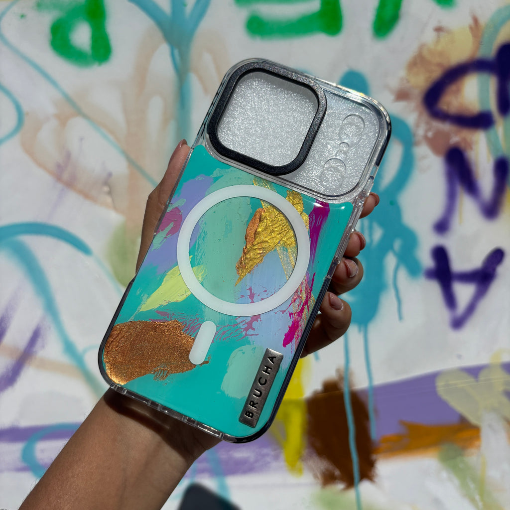 Funda Magsafe ultra protectora pintada a mano para iPhone 17 Pro - Glowz