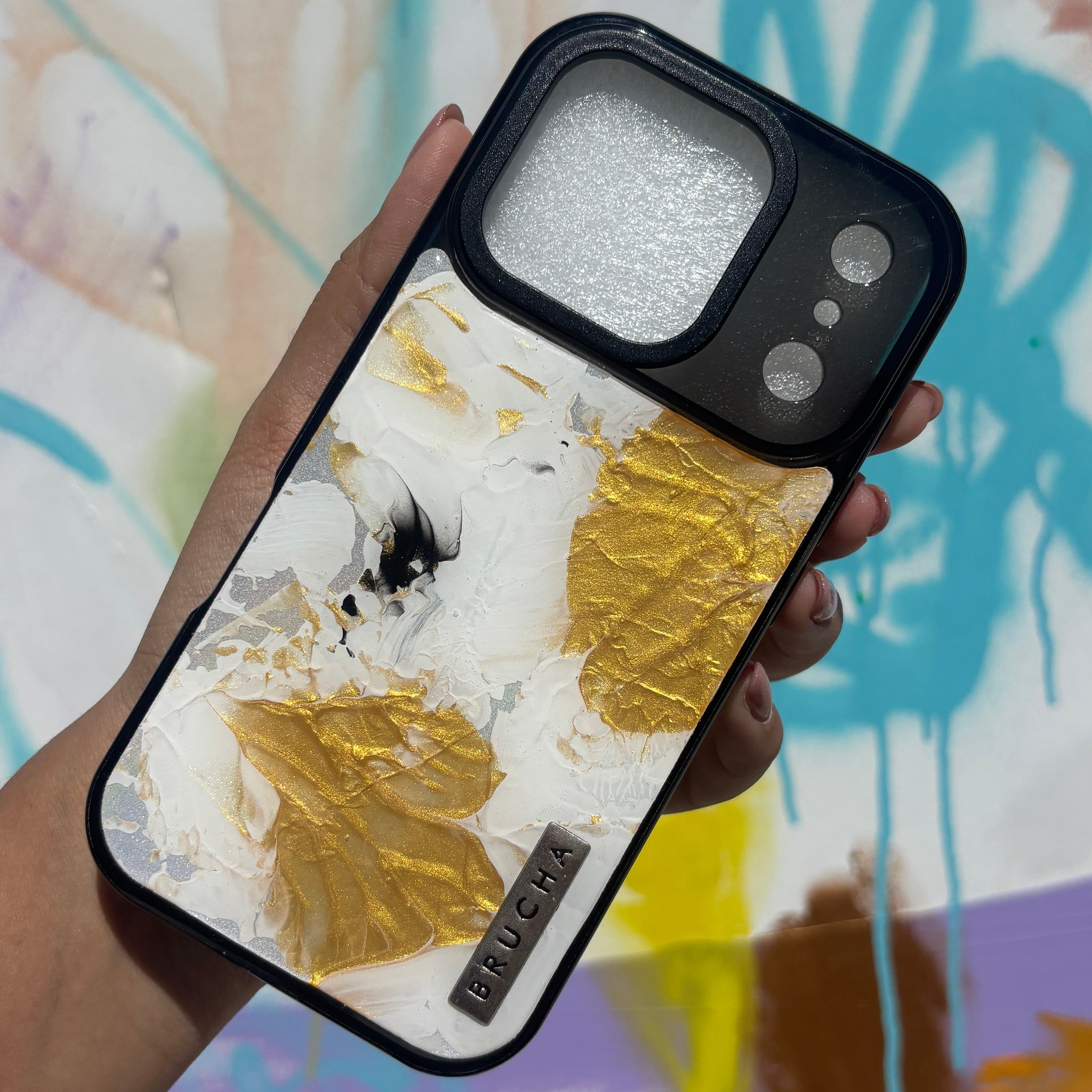 Funda ultra protectora pintada a mano para iPhone 17 Pro - Éline