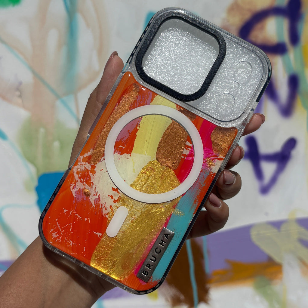 Funda Magsafe ultra protectora pintada a mano para iPhone 17 Pro - Mokai