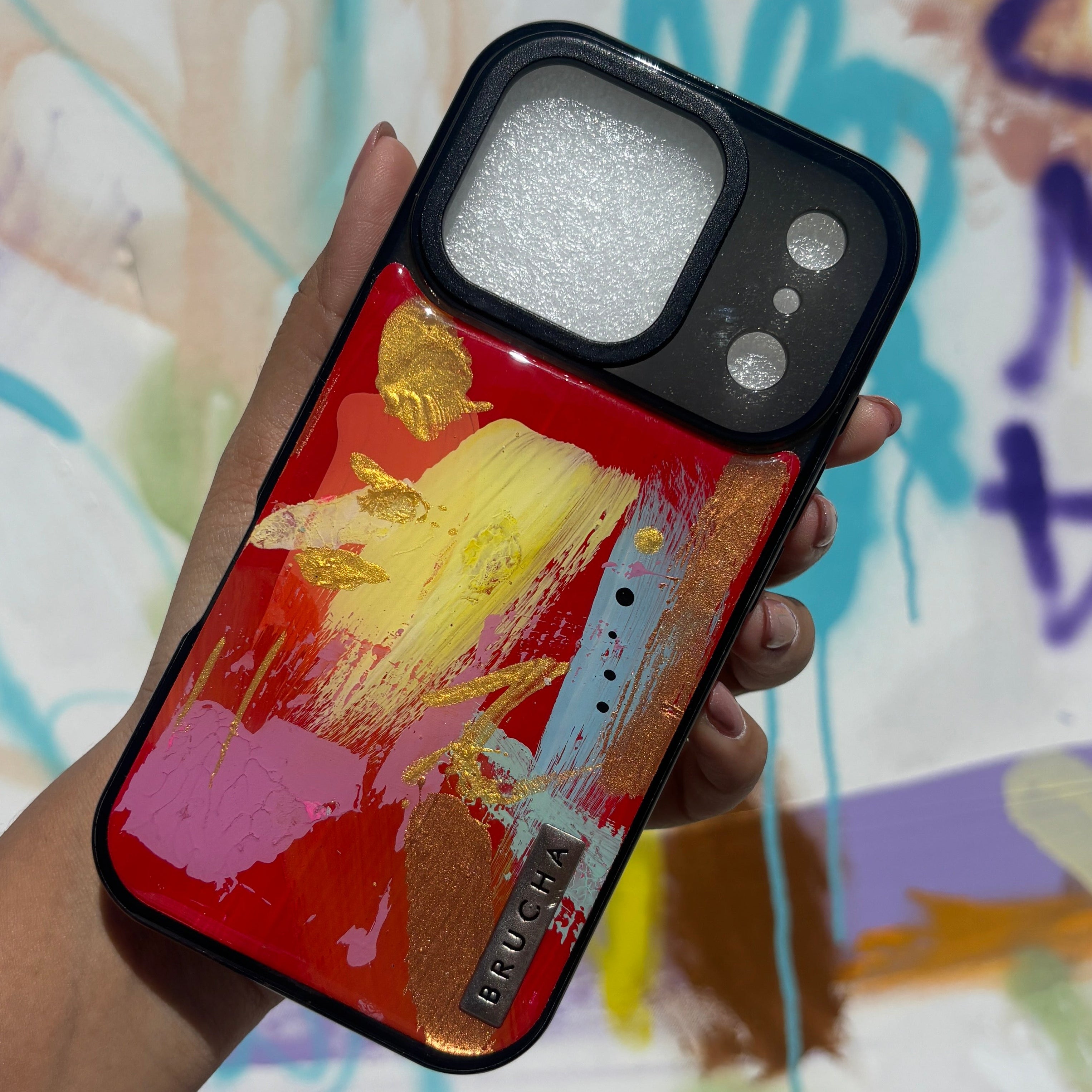 Funda ultra protectora pintada a mano para iPhone 17 Pro -  Lune