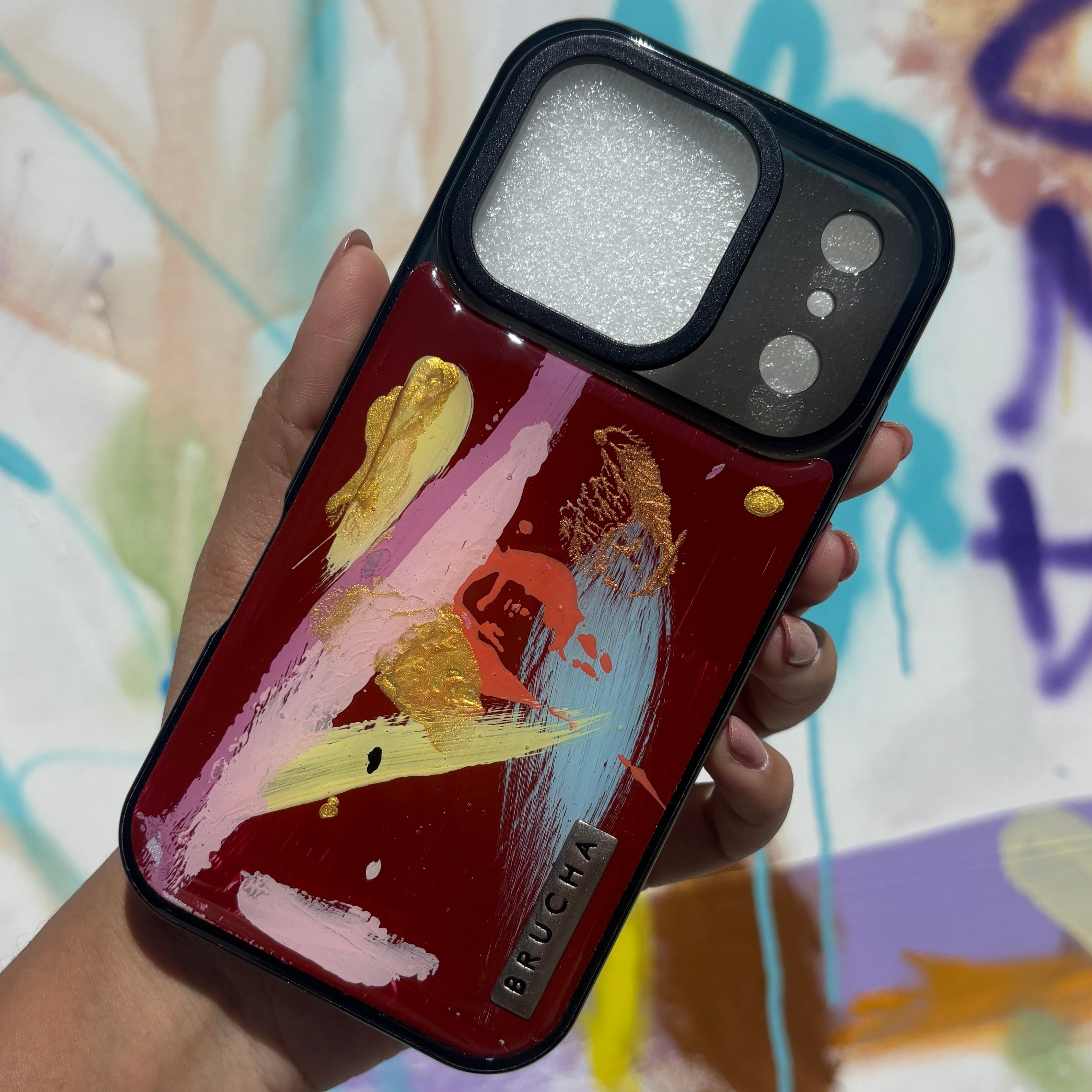 Funda ultra protectora pintada a mano para iPhone 17 Pro -  Zella