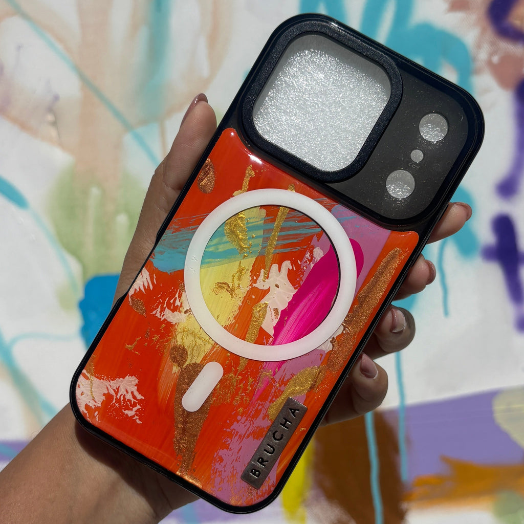 Funda Magsafe ultra protectora pintada a mano para iPhone 17 Pro - Kaure
