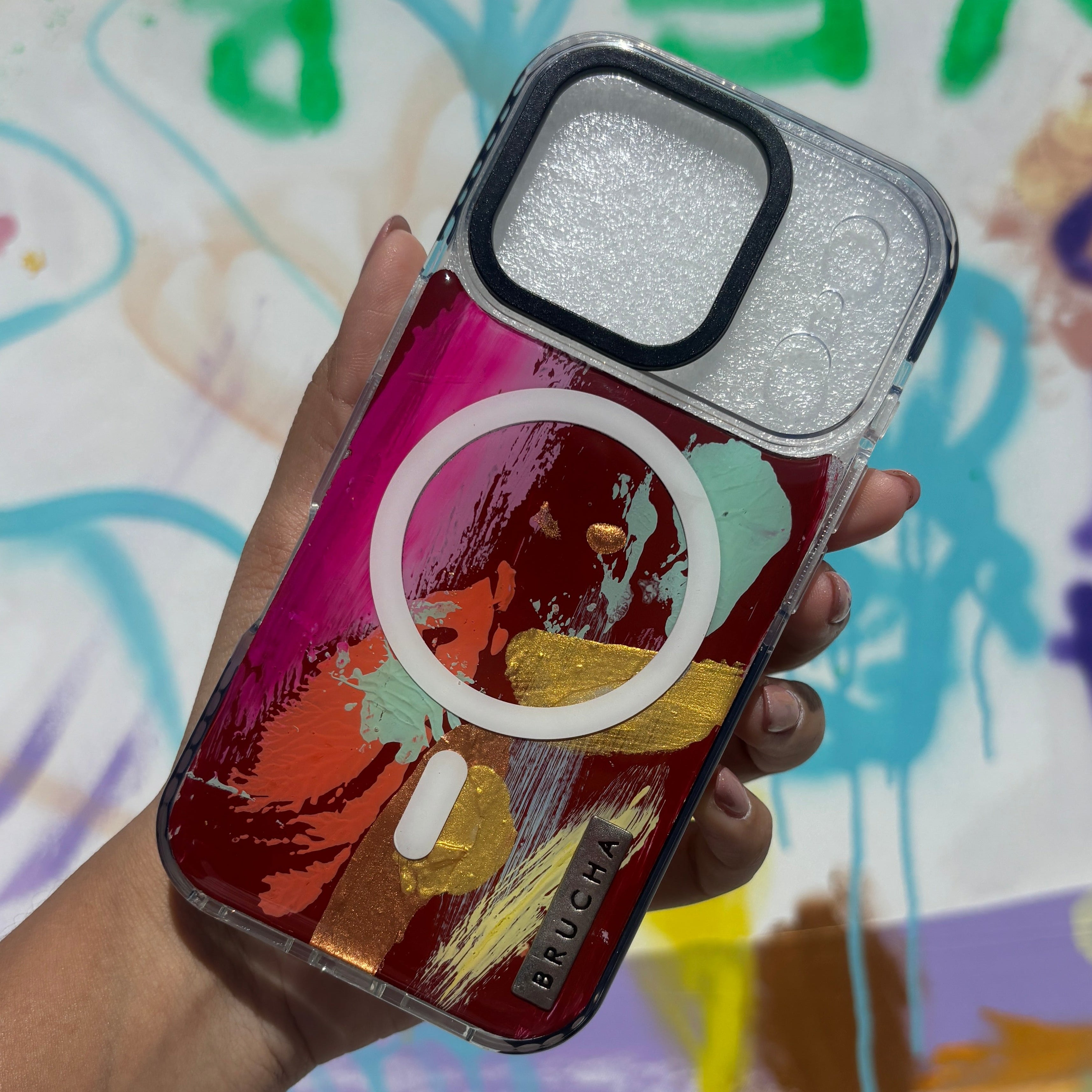 Funda Magsafe ultra protectora pintada a mano para iPhone 17 Pro - Velmor