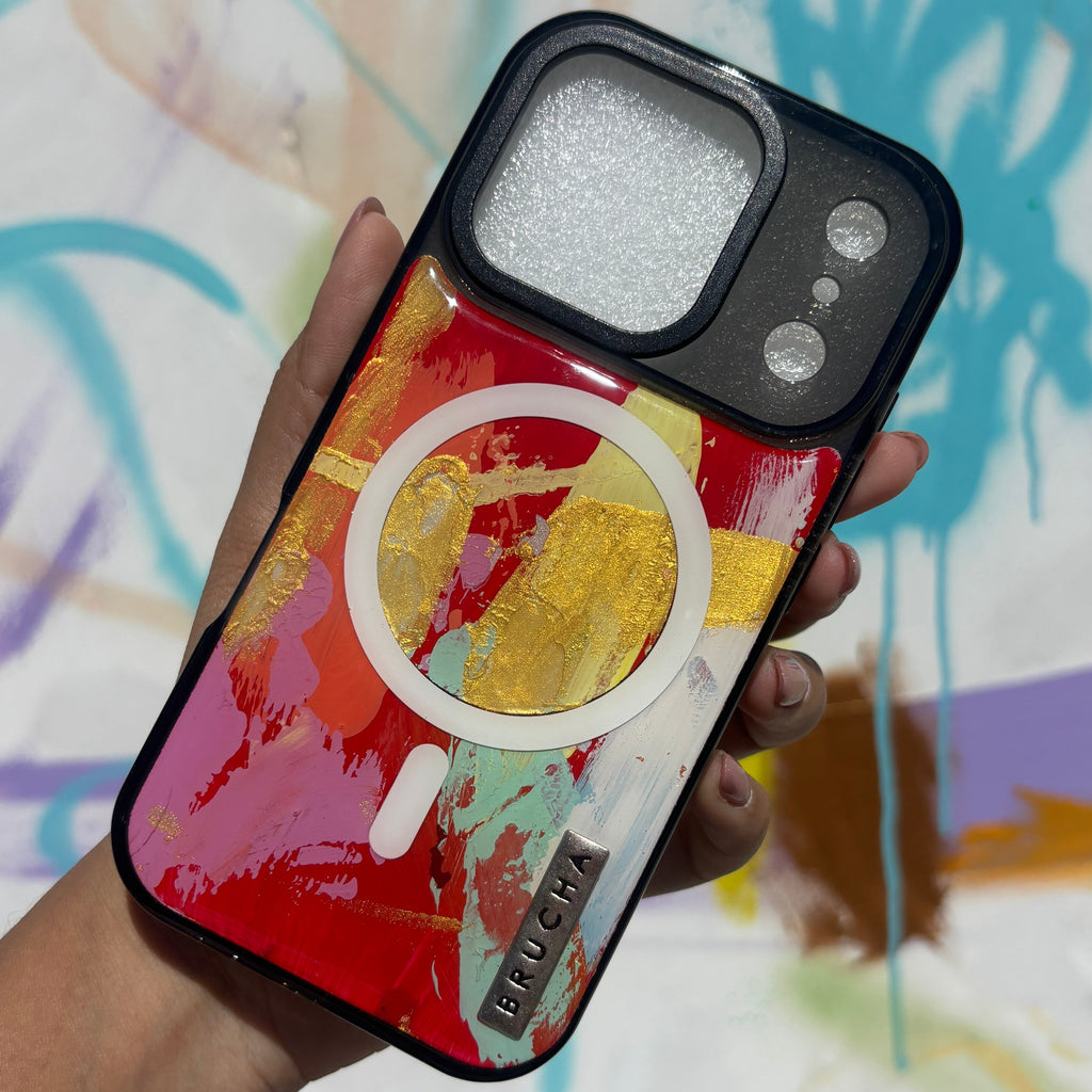 Funda Magsafe ultra protectora pintada a mano para iPhone 17 Pro - Auréa