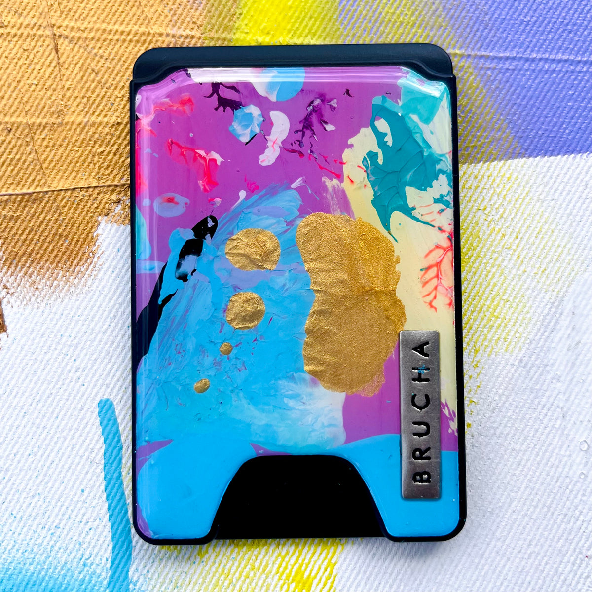 Cartera MagSafe handpainted - Noa