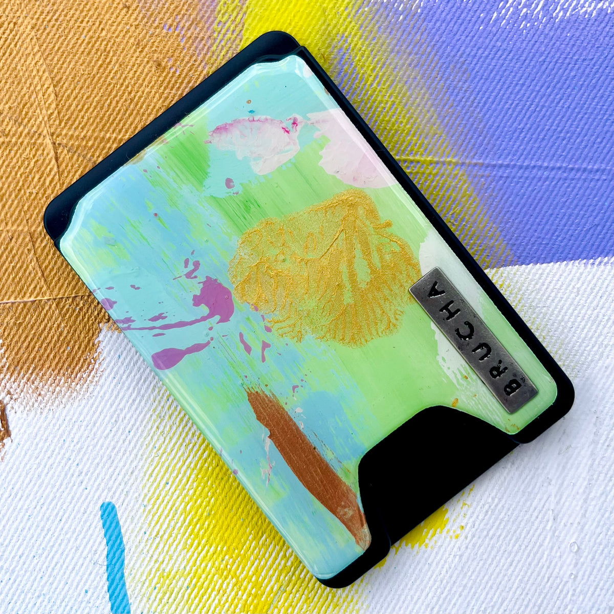 Cartera MagSafe handpainted - Jabil