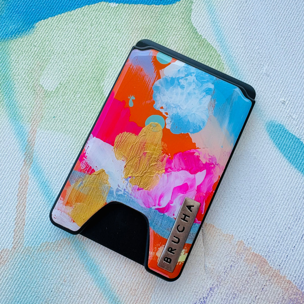 Cartera MagSafe handpainted - Alana