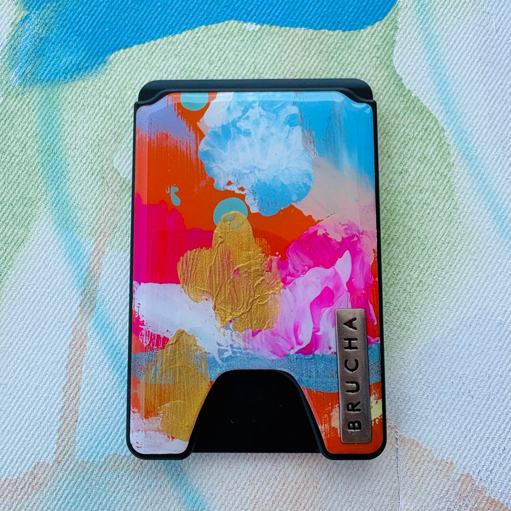 Cartera MagSafe handpainted - Alana