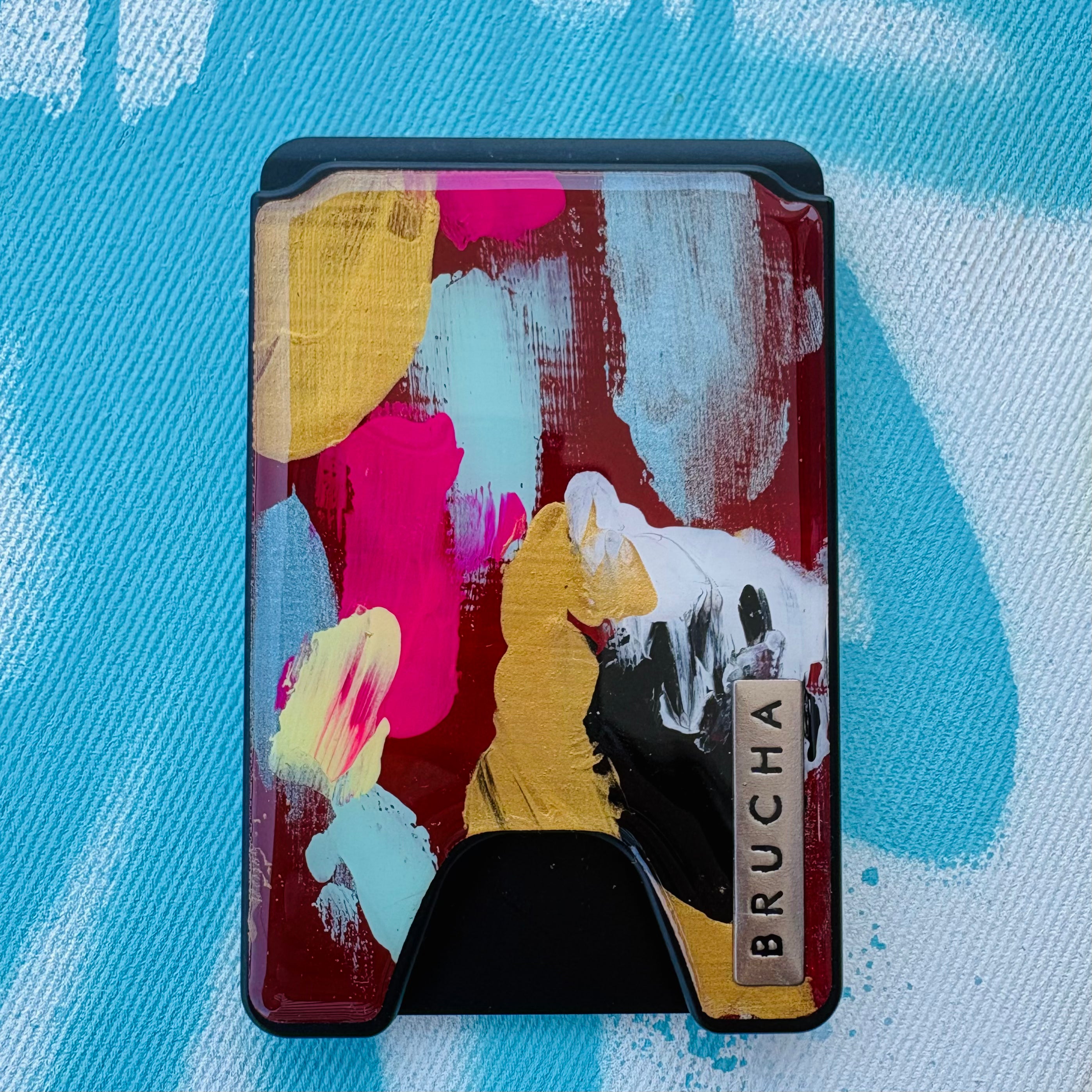 Cartera MagSafe handpainted - Calu