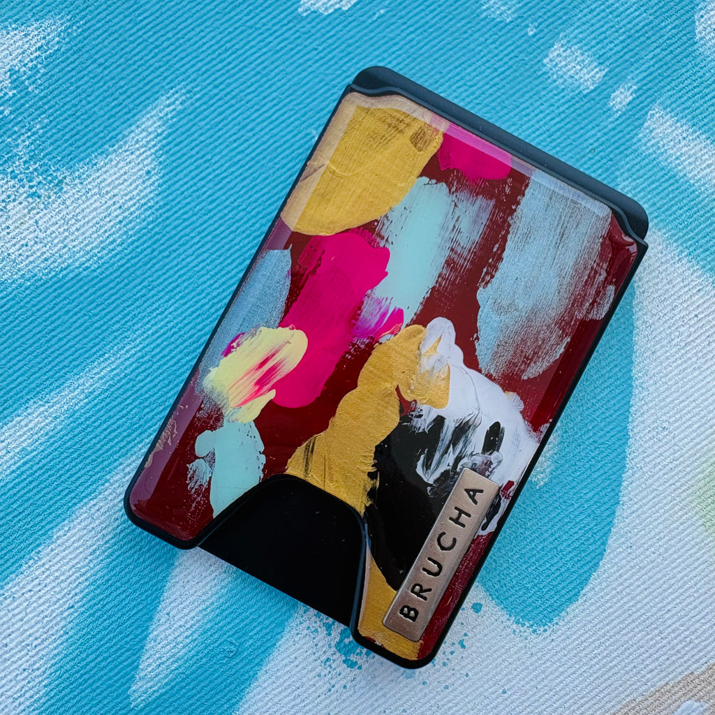 Cartera MagSafe handpainted - Calu