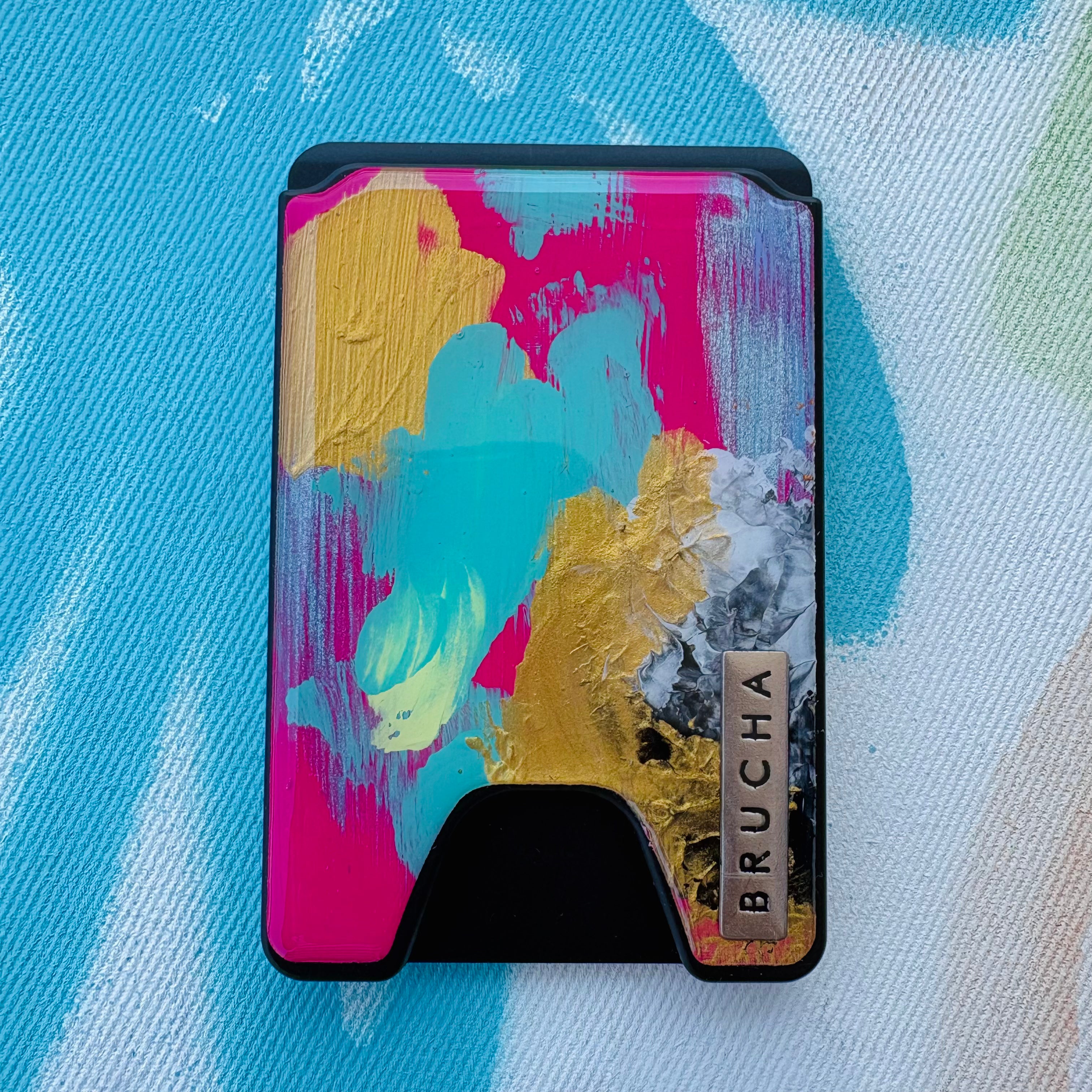 Cartera MagSafe handpainted - Polar