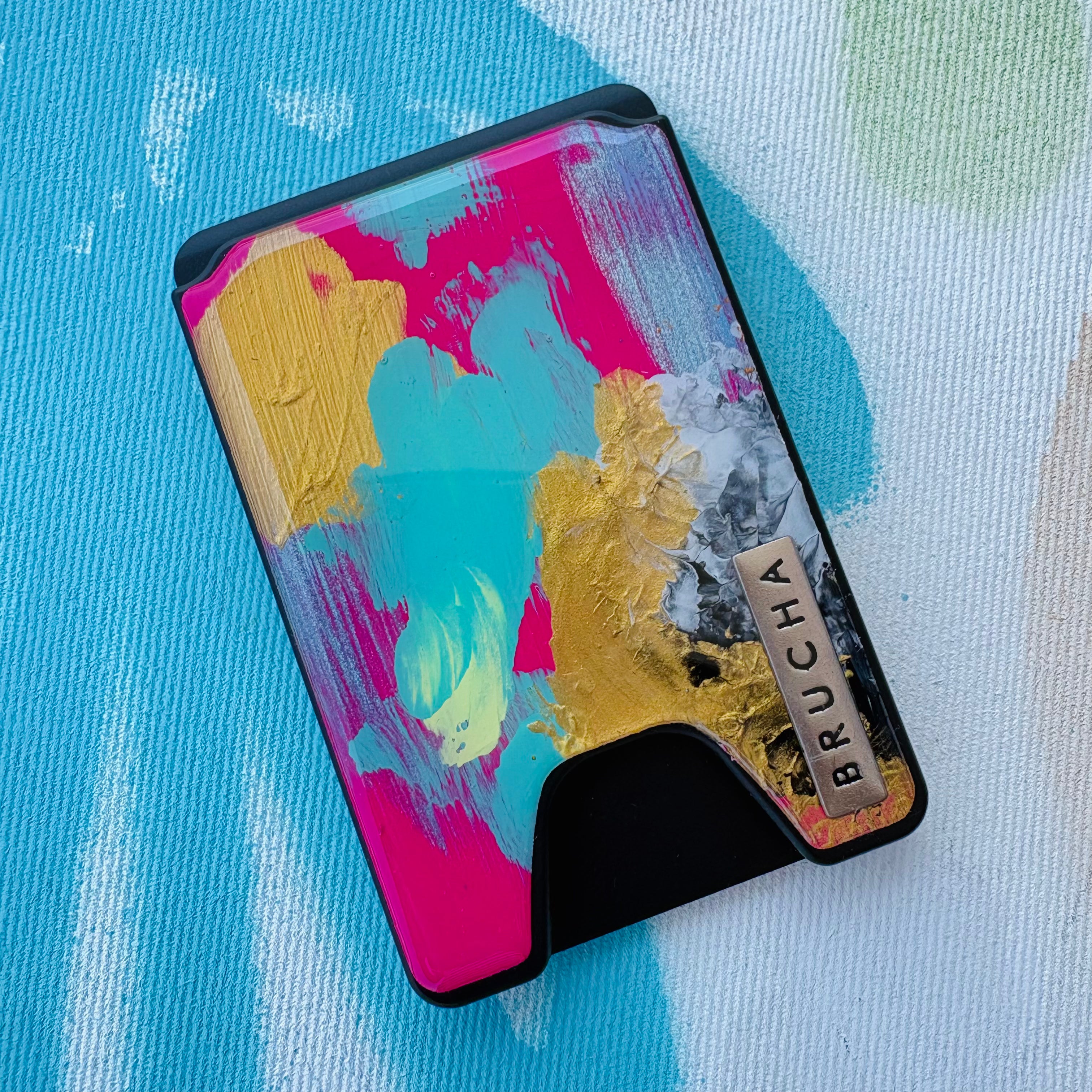 Cartera MagSafe handpainted - Polar