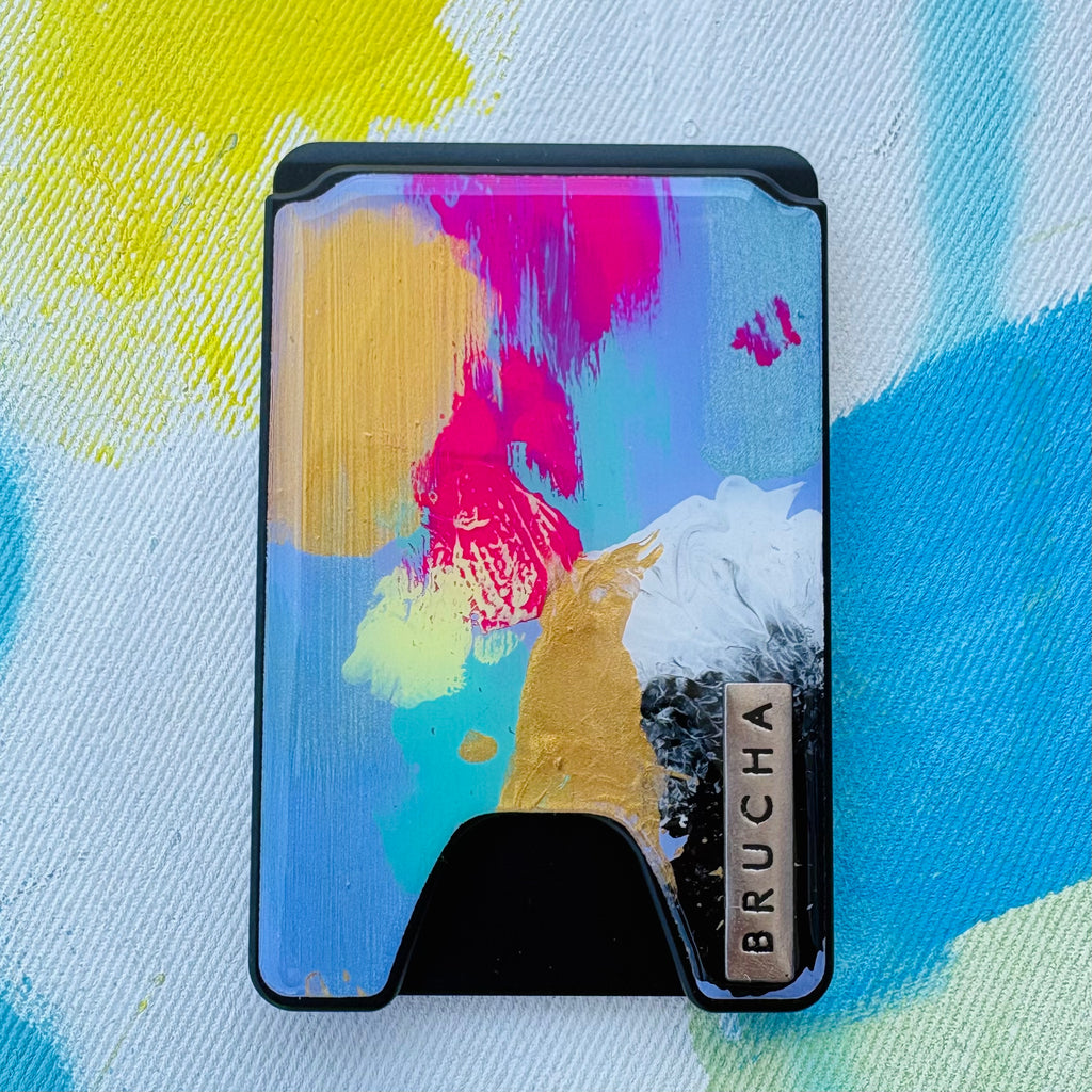 Cartera MagSafe handpainted - Dupla