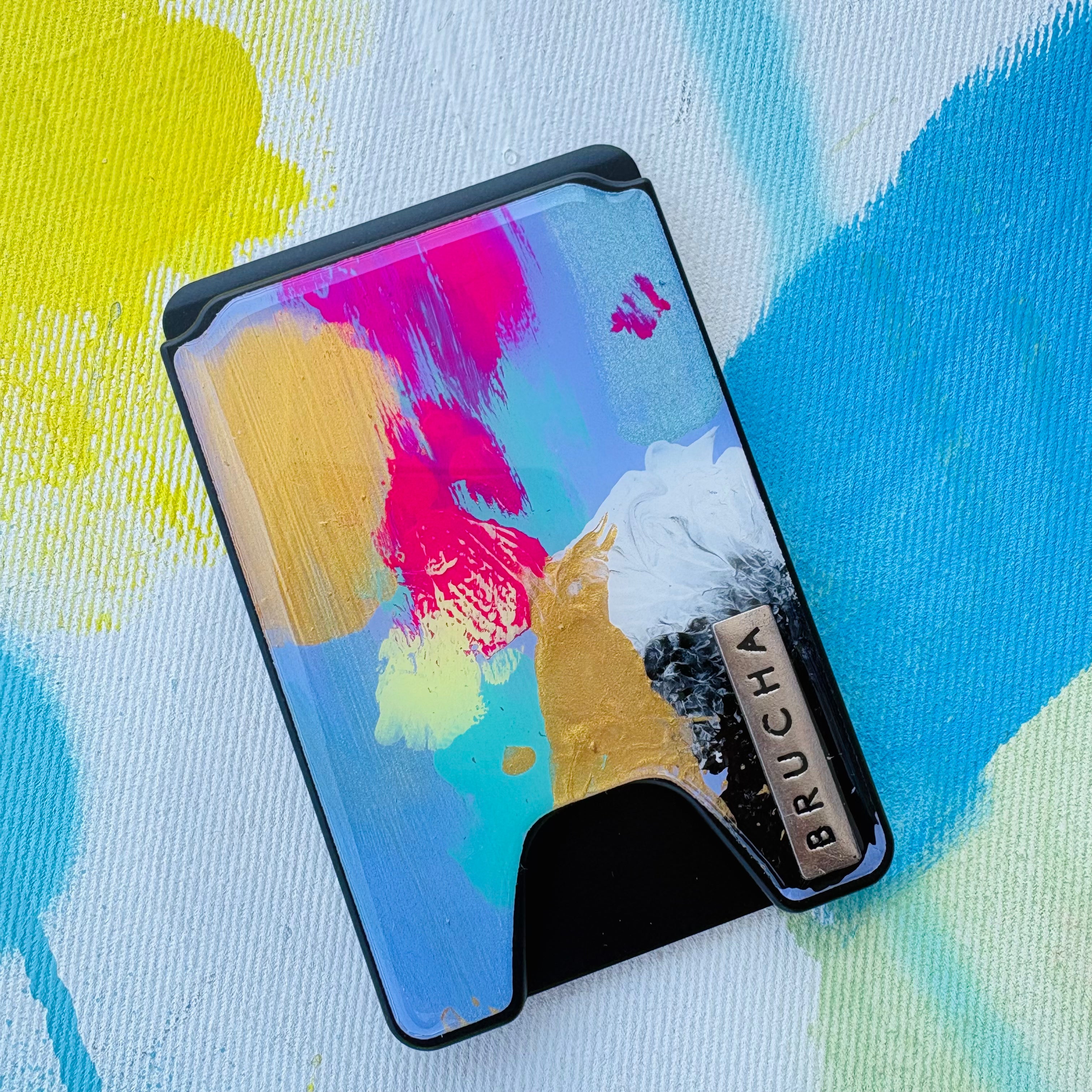 Cartera MagSafe handpainted - Dupla