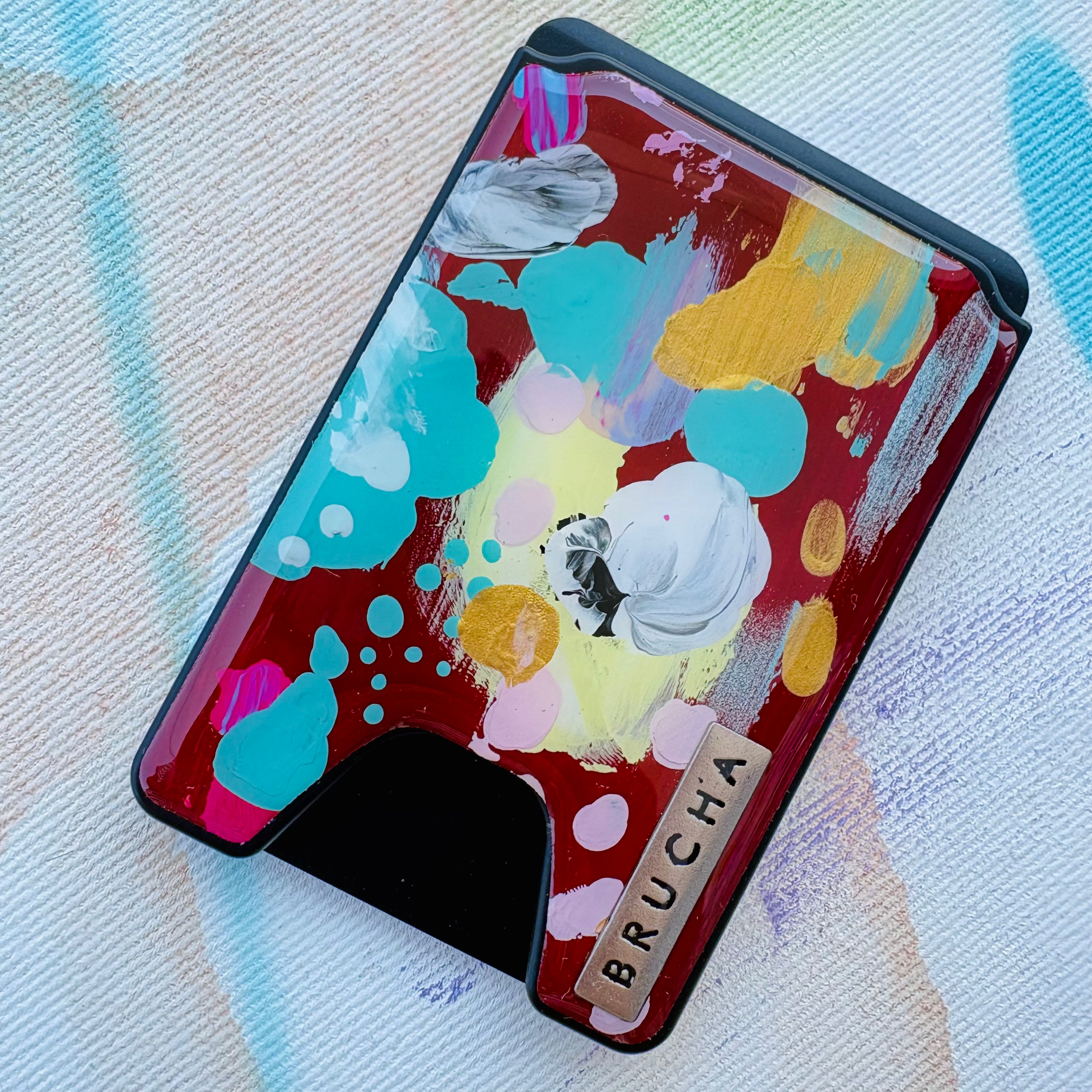 Cartera MagSafe handpainted - Lans