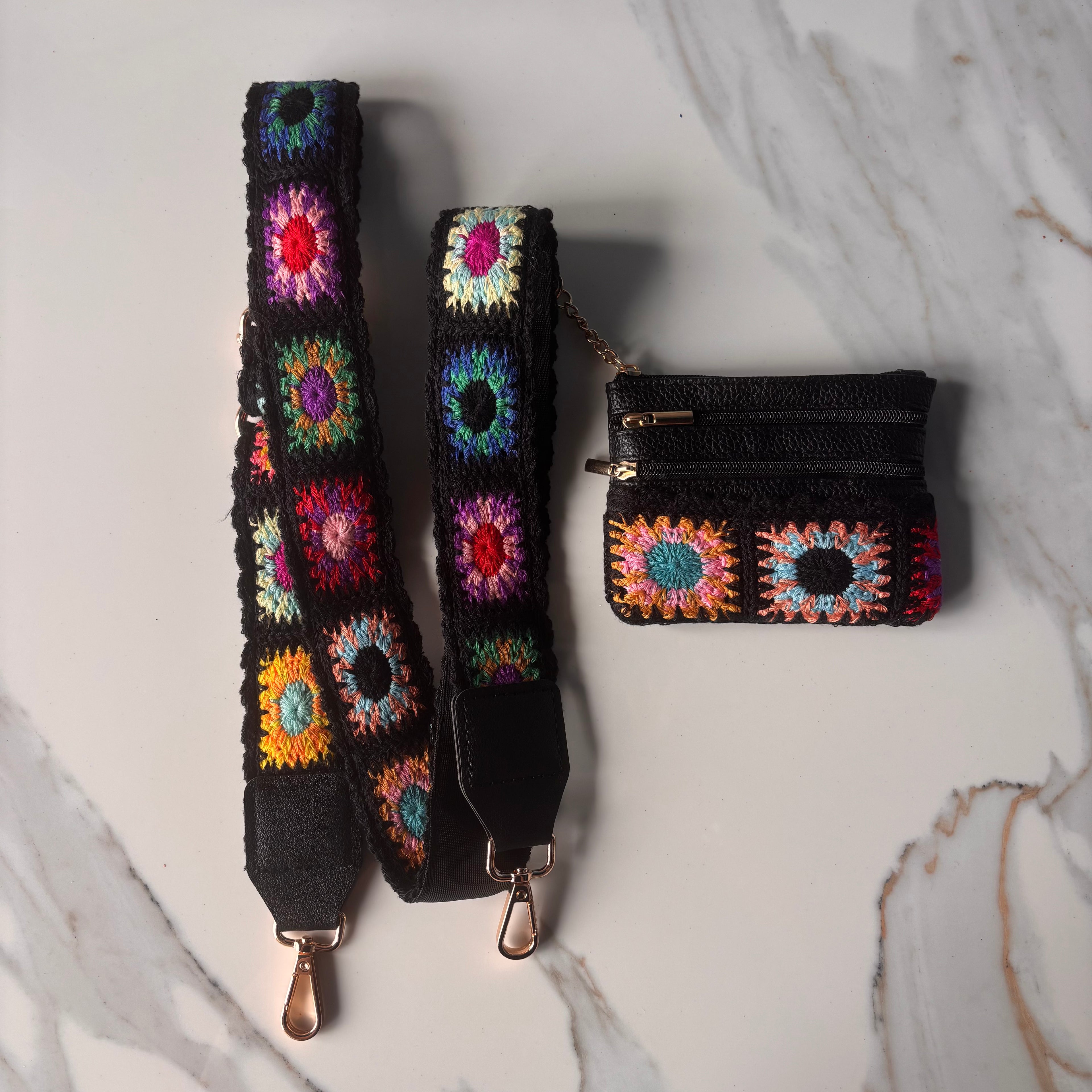 Correa para celular hands free de tela con bolsa ultra resistente