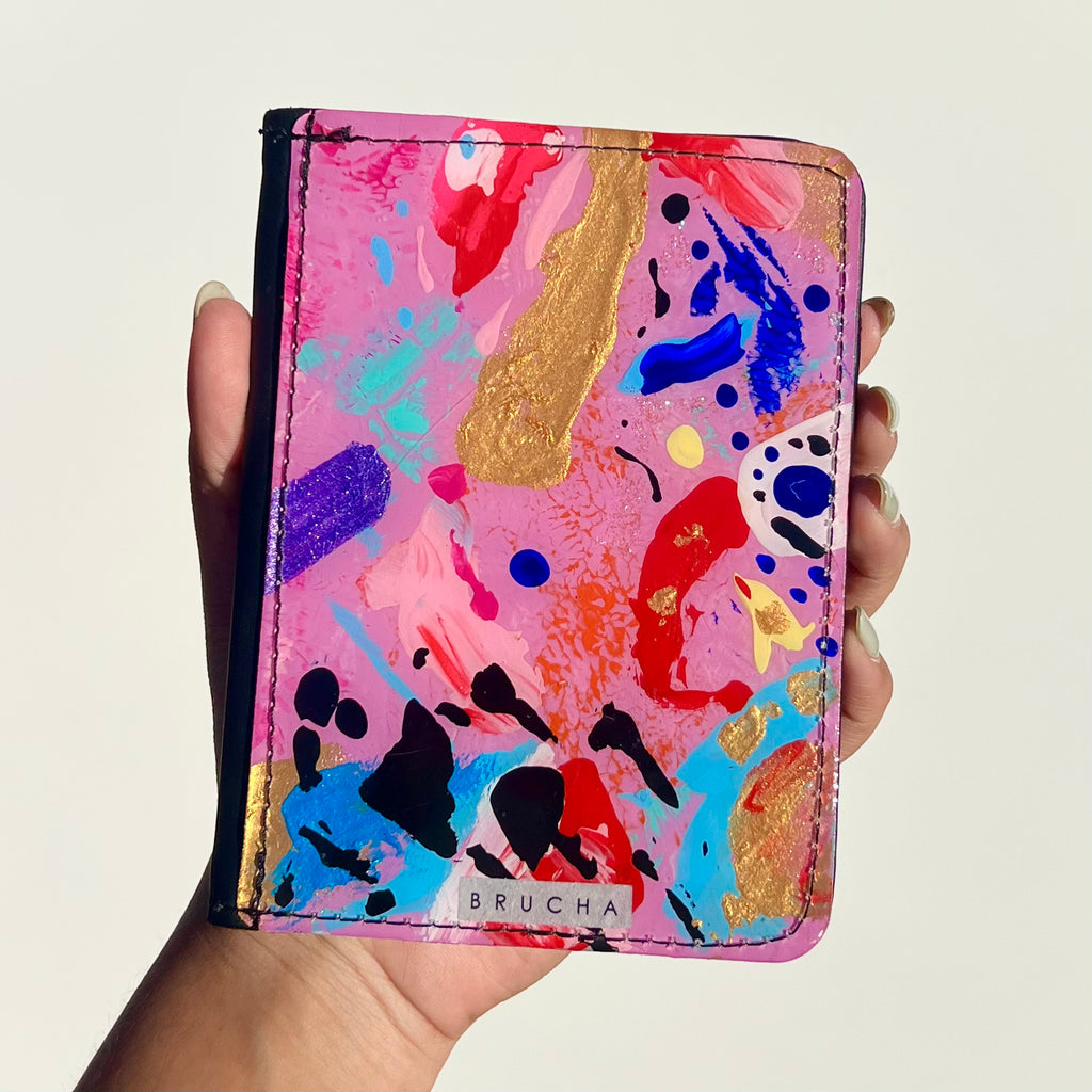 Porta pasaporte pieza única handpainted - Arezzo