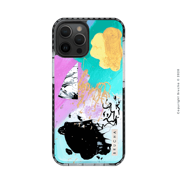 Funda ultra protectora pintada a mano para iPhone 12 Pro Max - Pinky