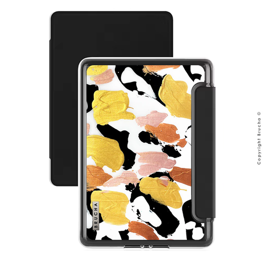Funda ultra protectora para Kindle con tapa protectora de pantalla pintada a mano pieza única - Lana