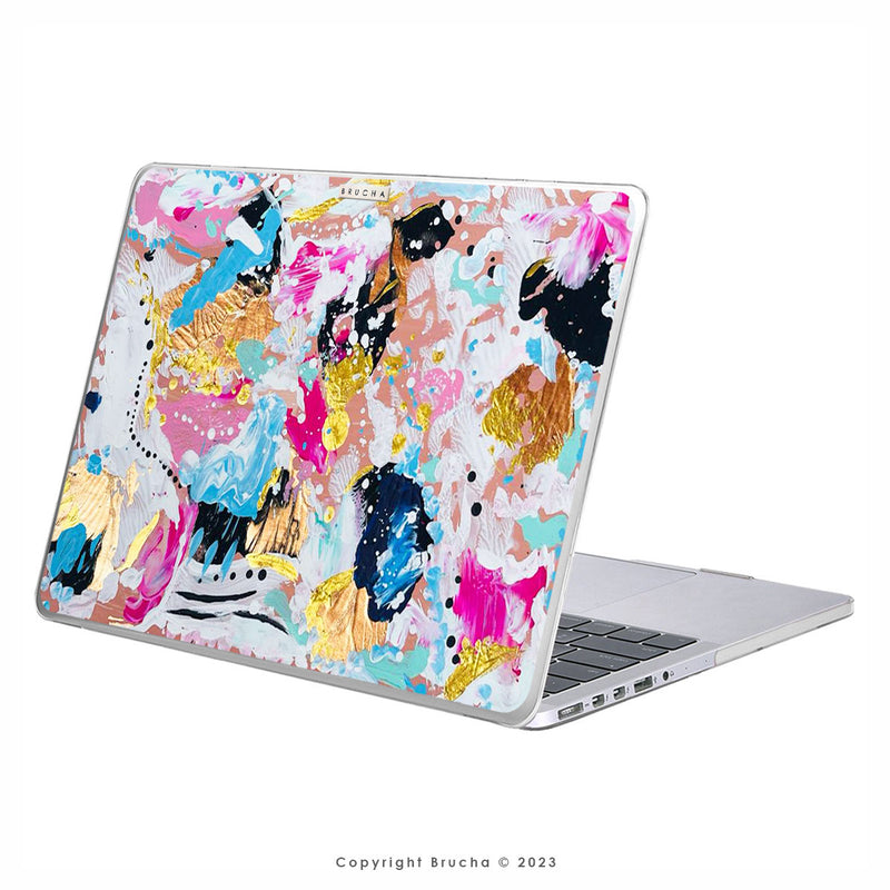Funda ultra protectora para MacBook pintada a mano pieza única - Cinderella