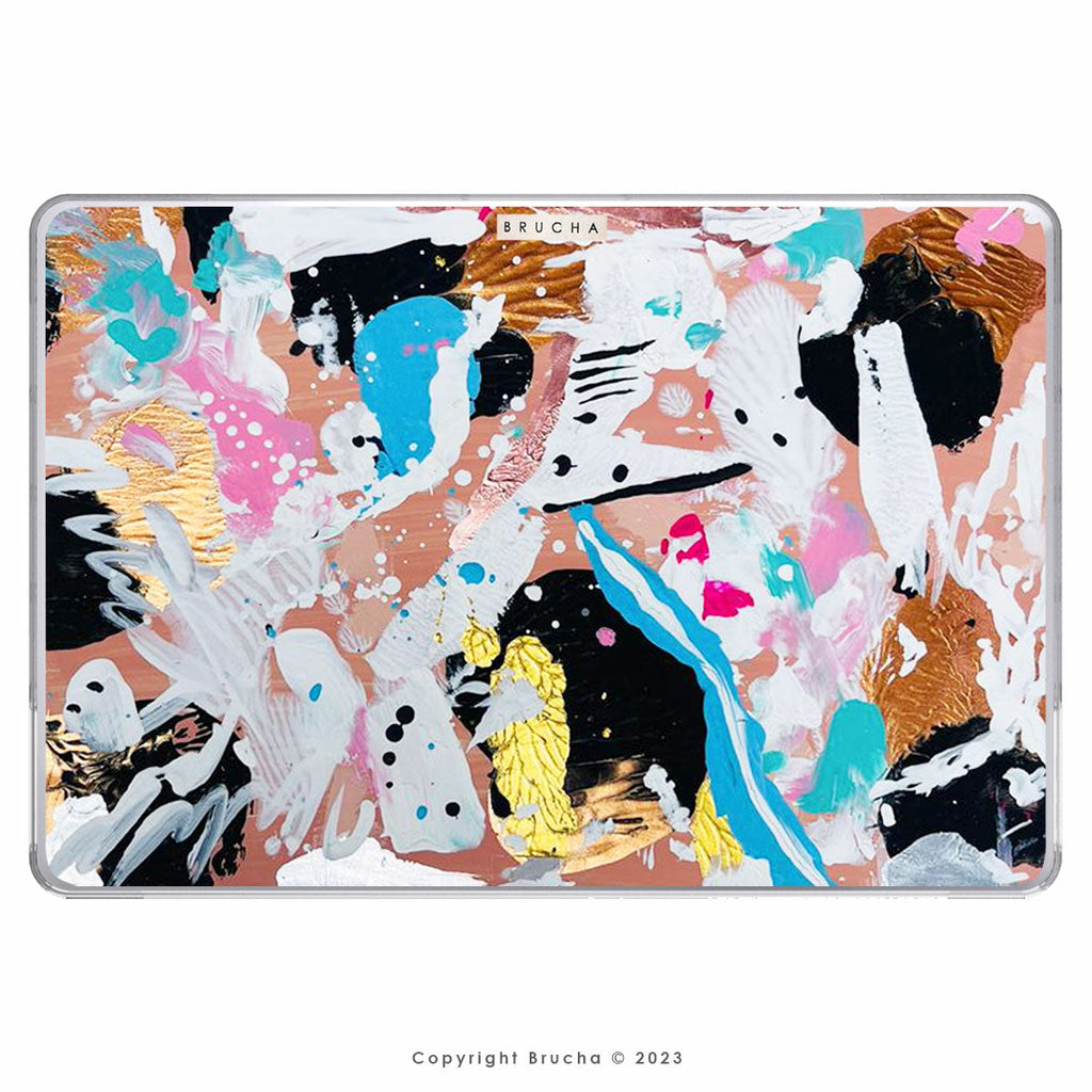 Funda ultra protectora para MacBook pintada a mano pieza única - Angels