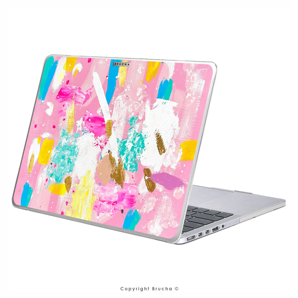 Funda ultra protectora para MacBook pintada a mano pieza única - Ben