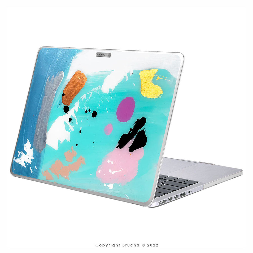 Funda ultra protectora para MacBook pintada a mano pieza única - Greta